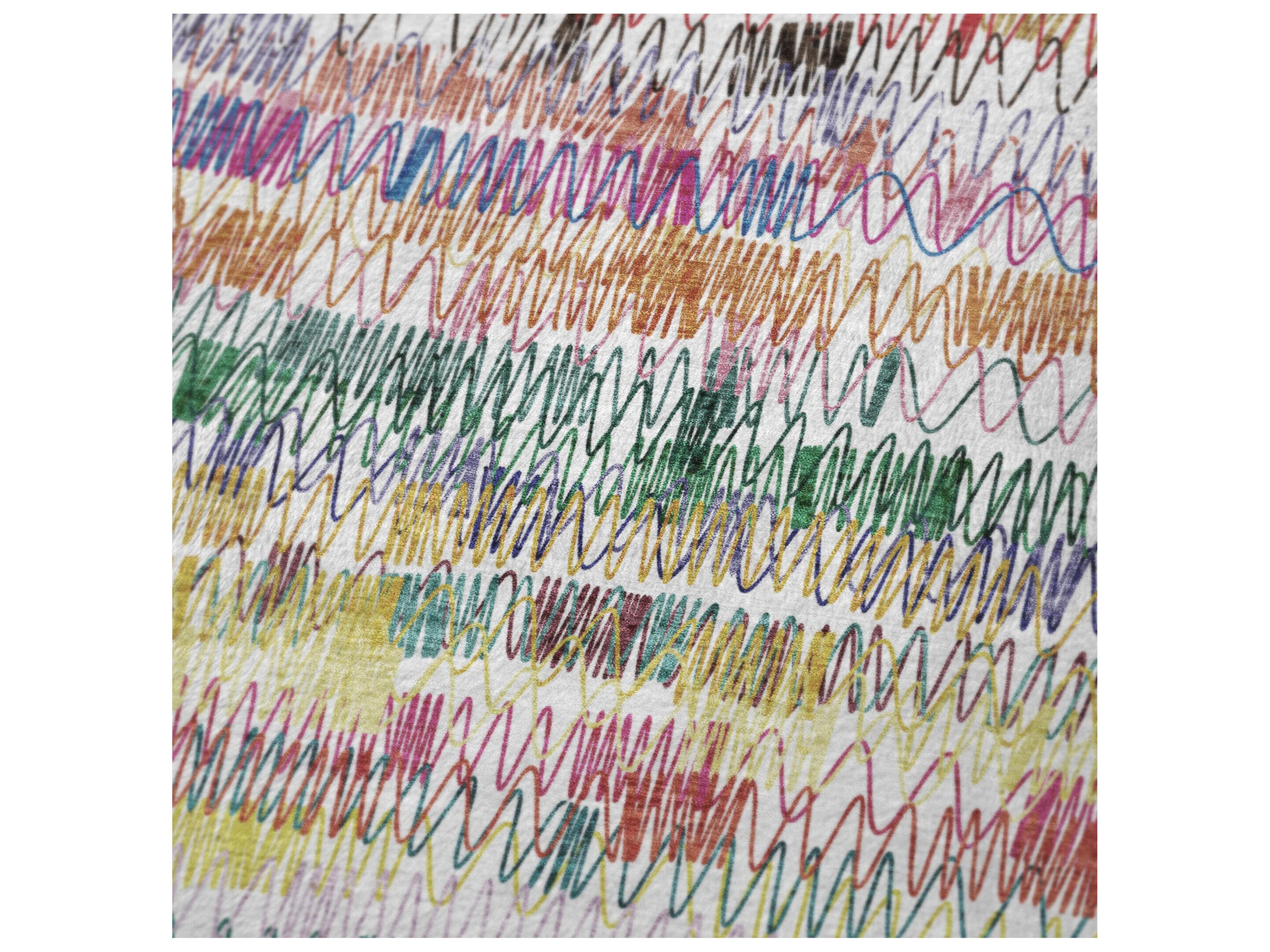 Dalyn Sherpa Green Polyester Throw