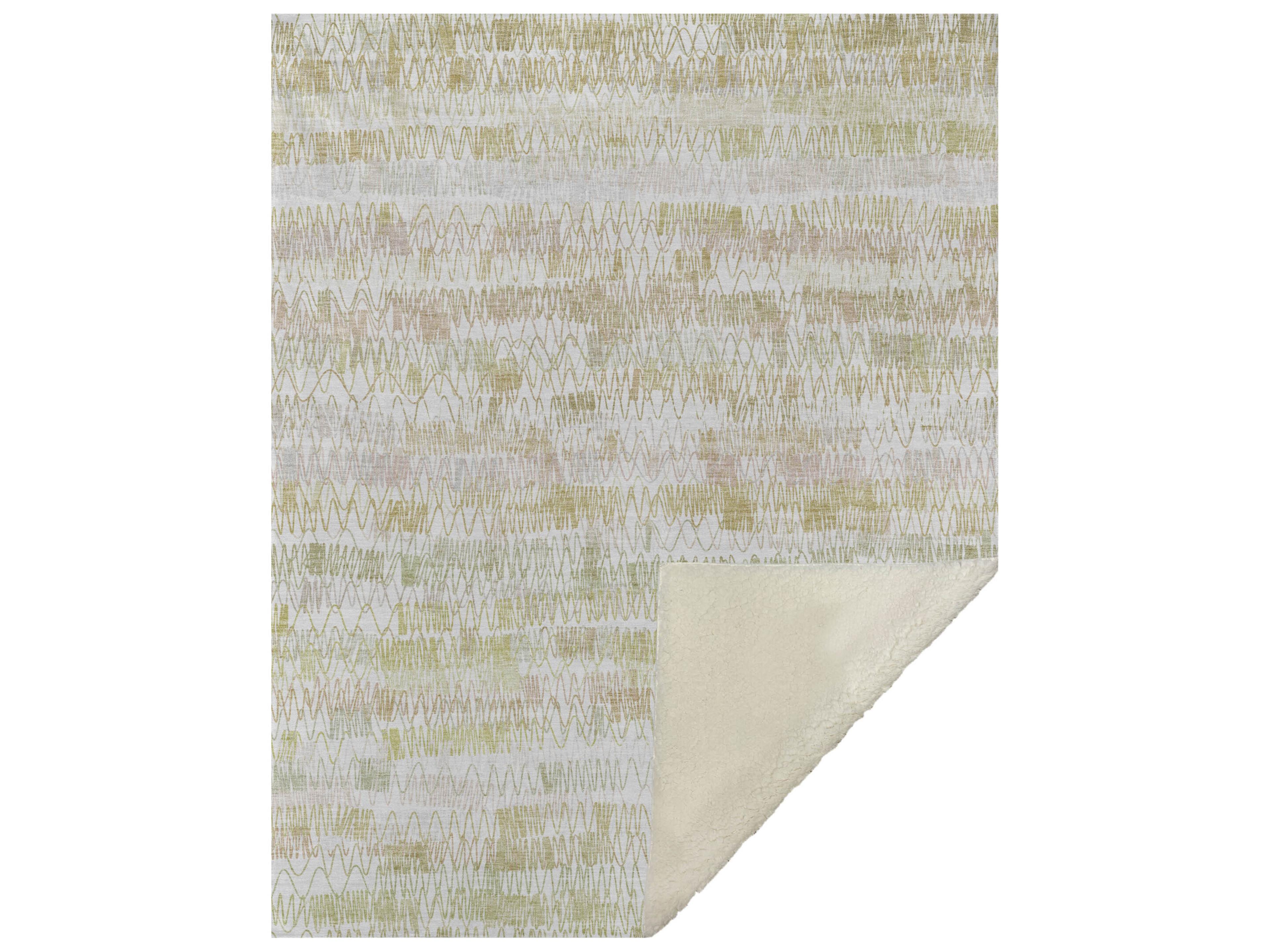 Sherpa Gold Polyester Throw