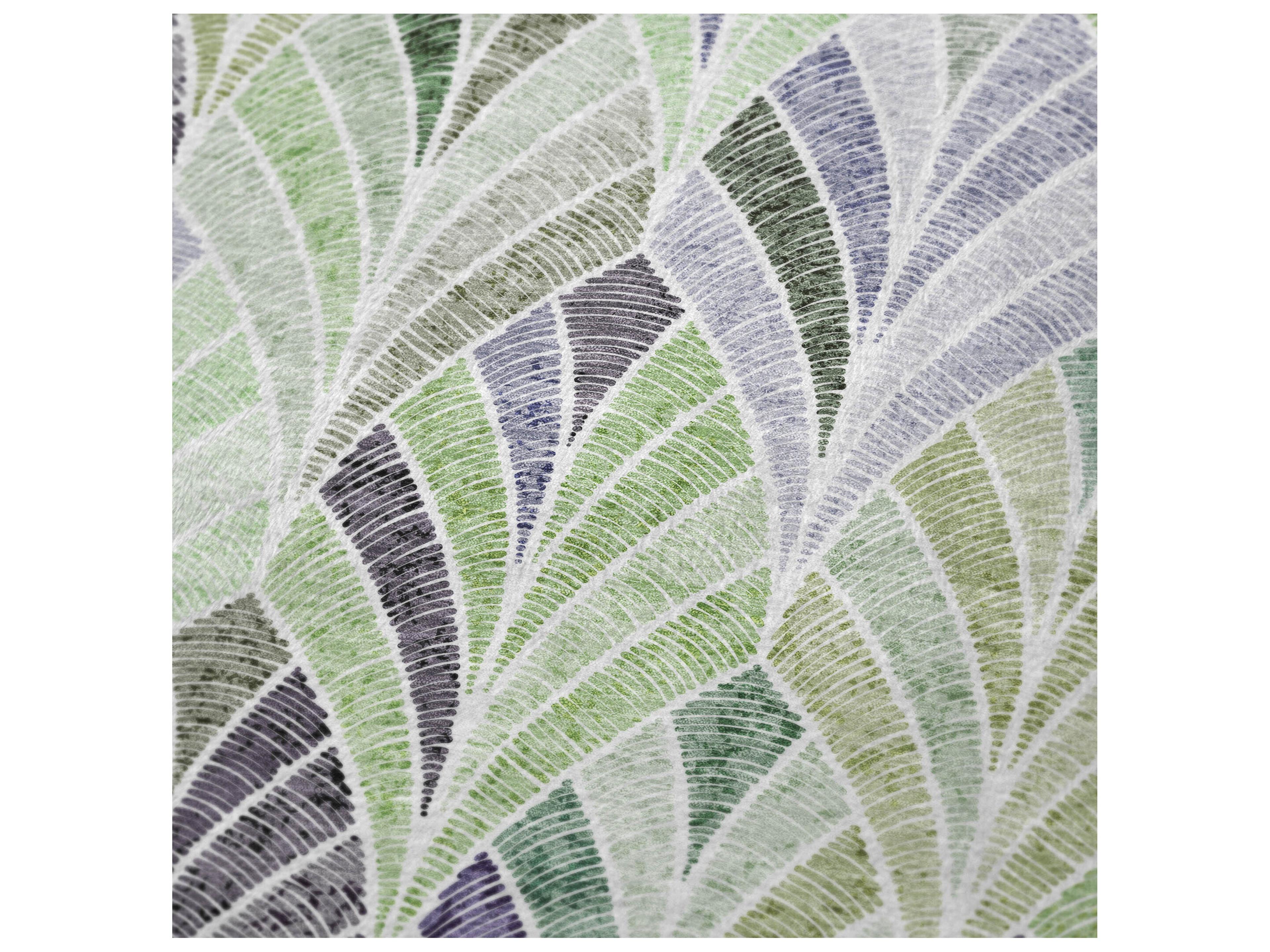 Dalyn Sherpa Green Polyester Throw