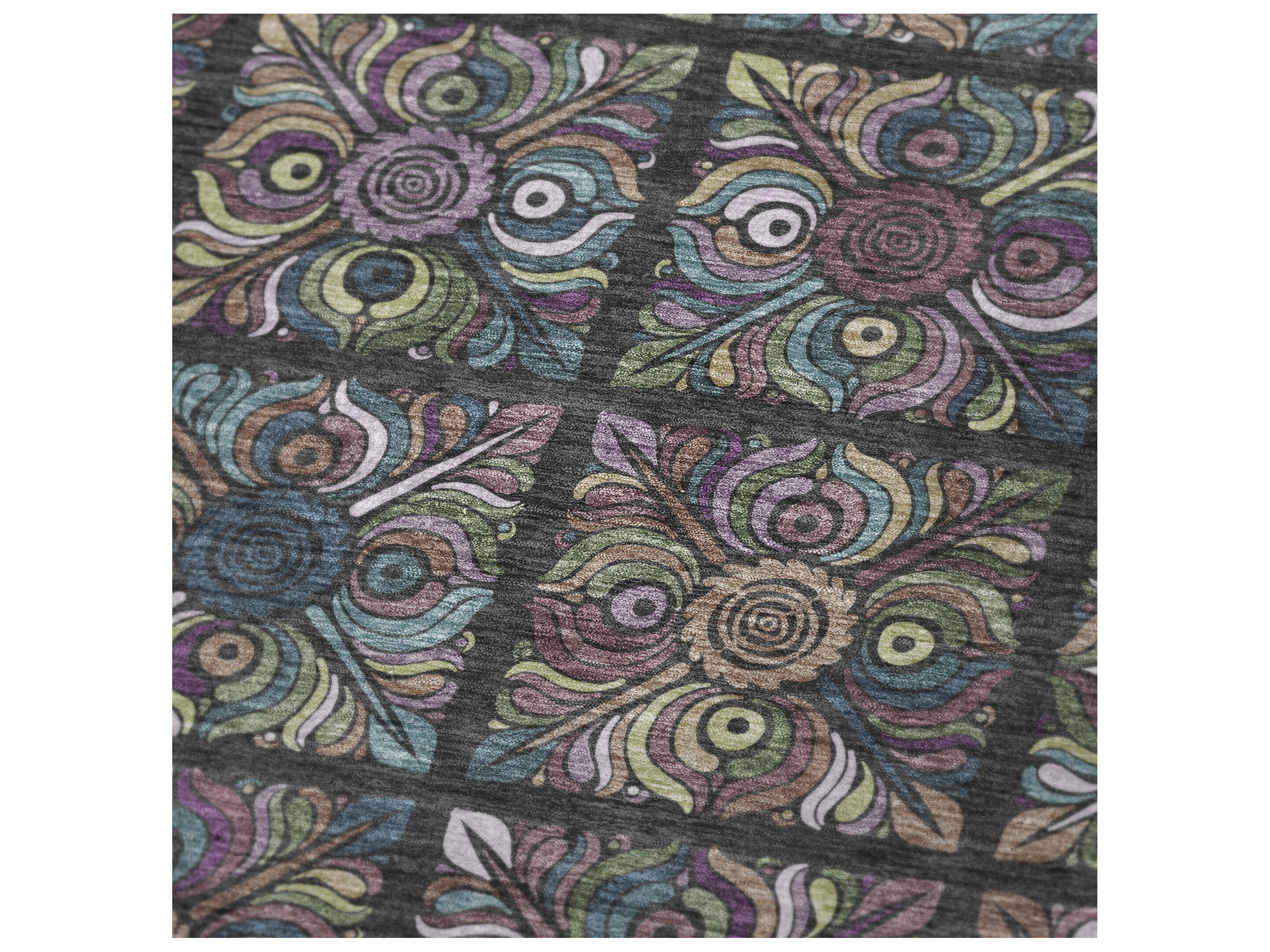 Dalyn Sherpa Black Polyester Throw