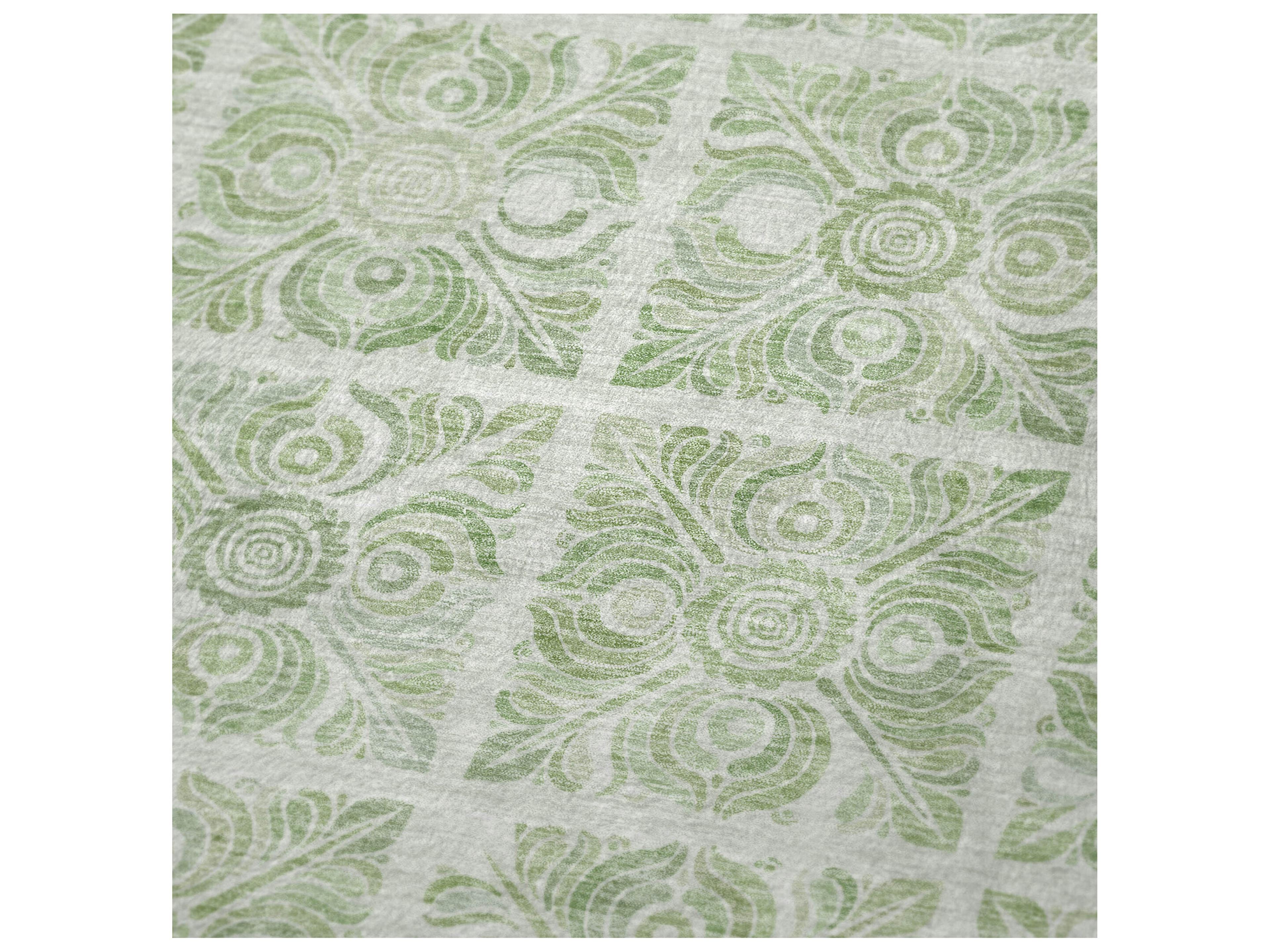 Dalyn Sherpa Green Polyester Throw