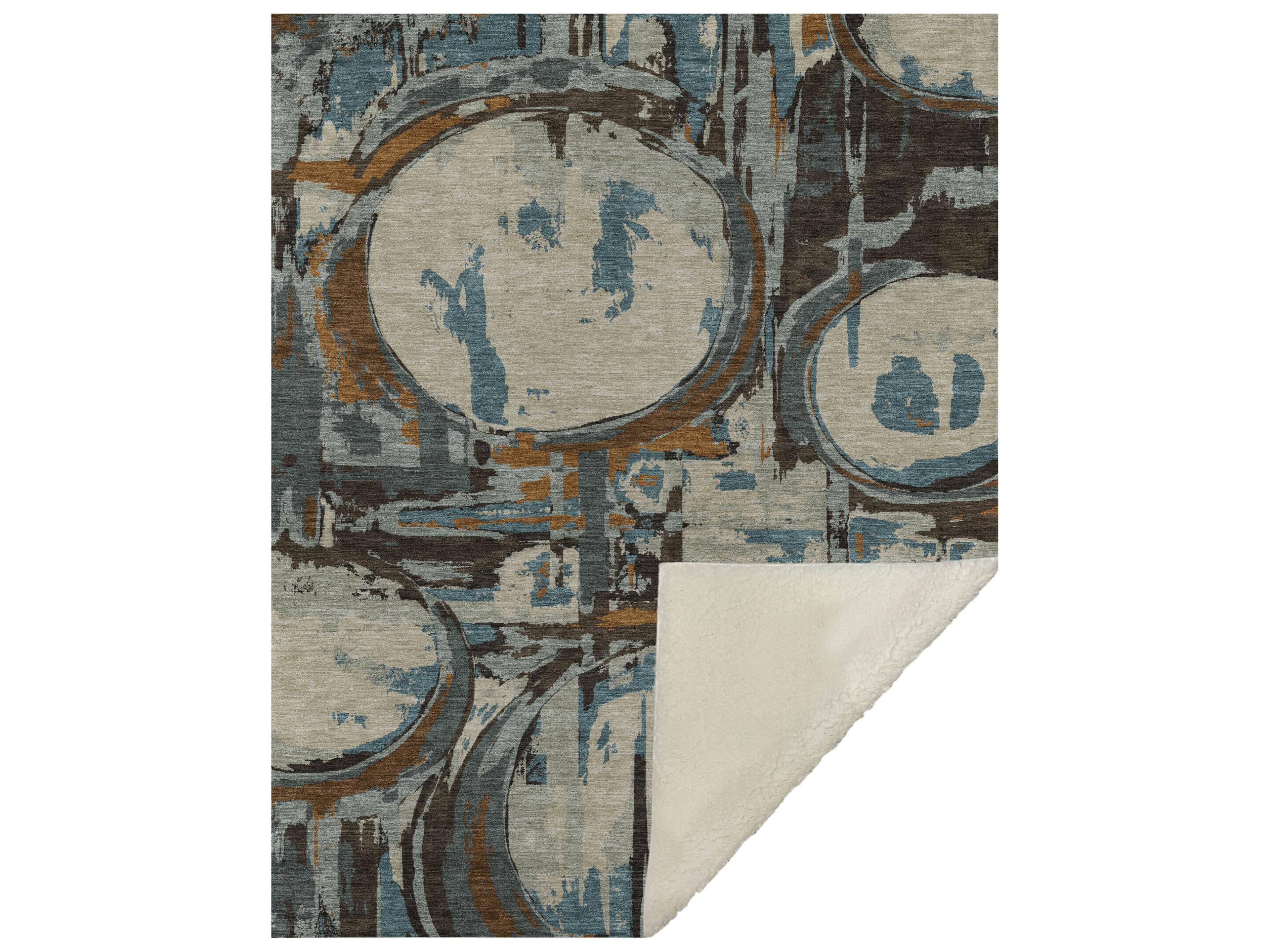 Sherpa Brown Polyester Throw