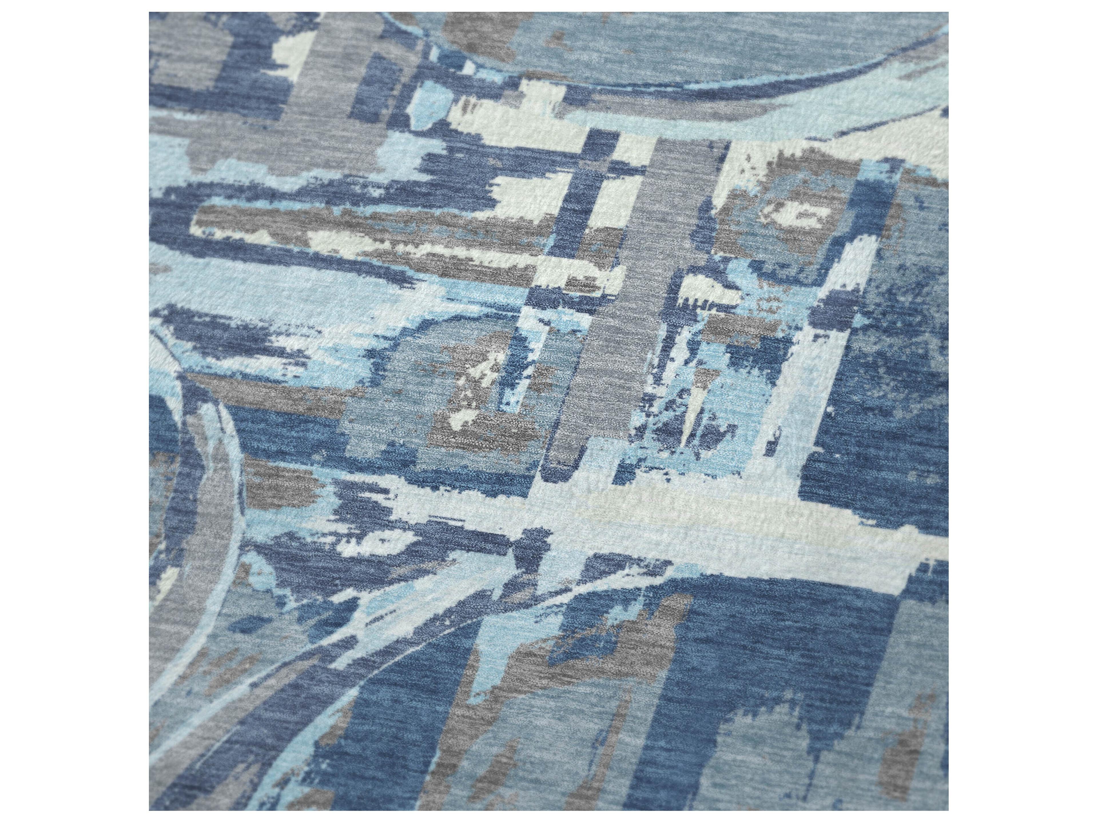Dalyn Sherpa Blue Polyester Throw