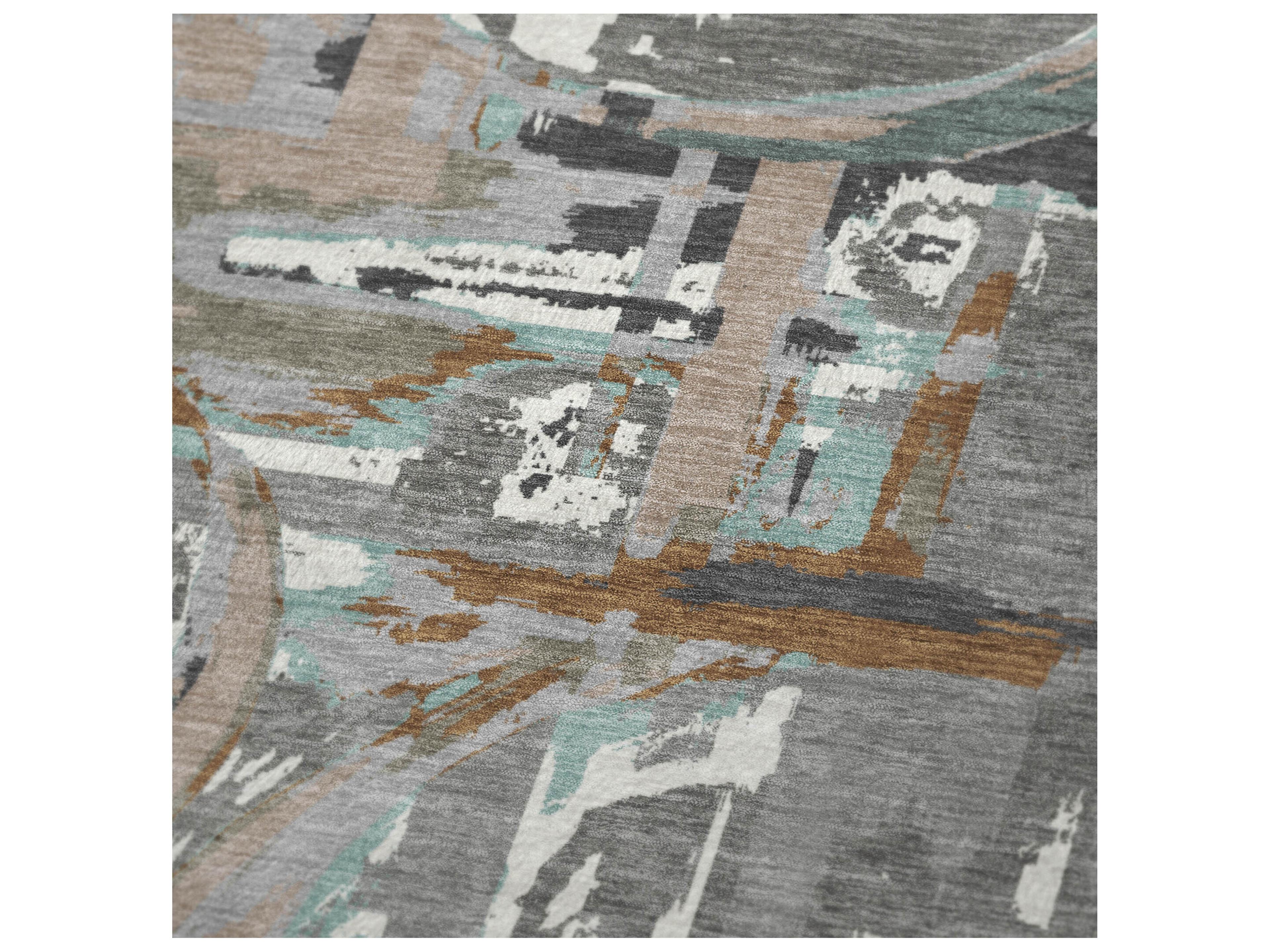 Dalyn Sherpa Gray Polyester Throw