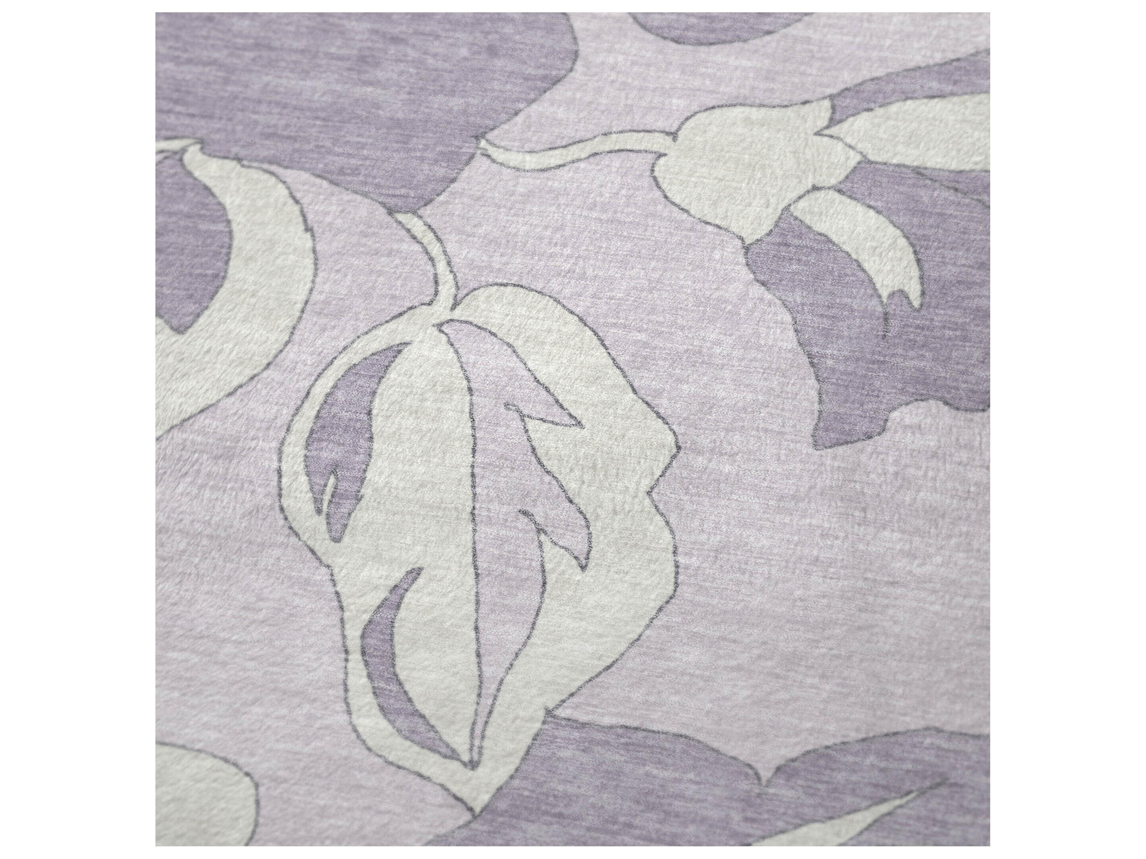 Dalyn Sherpa Purple Polyester Throw