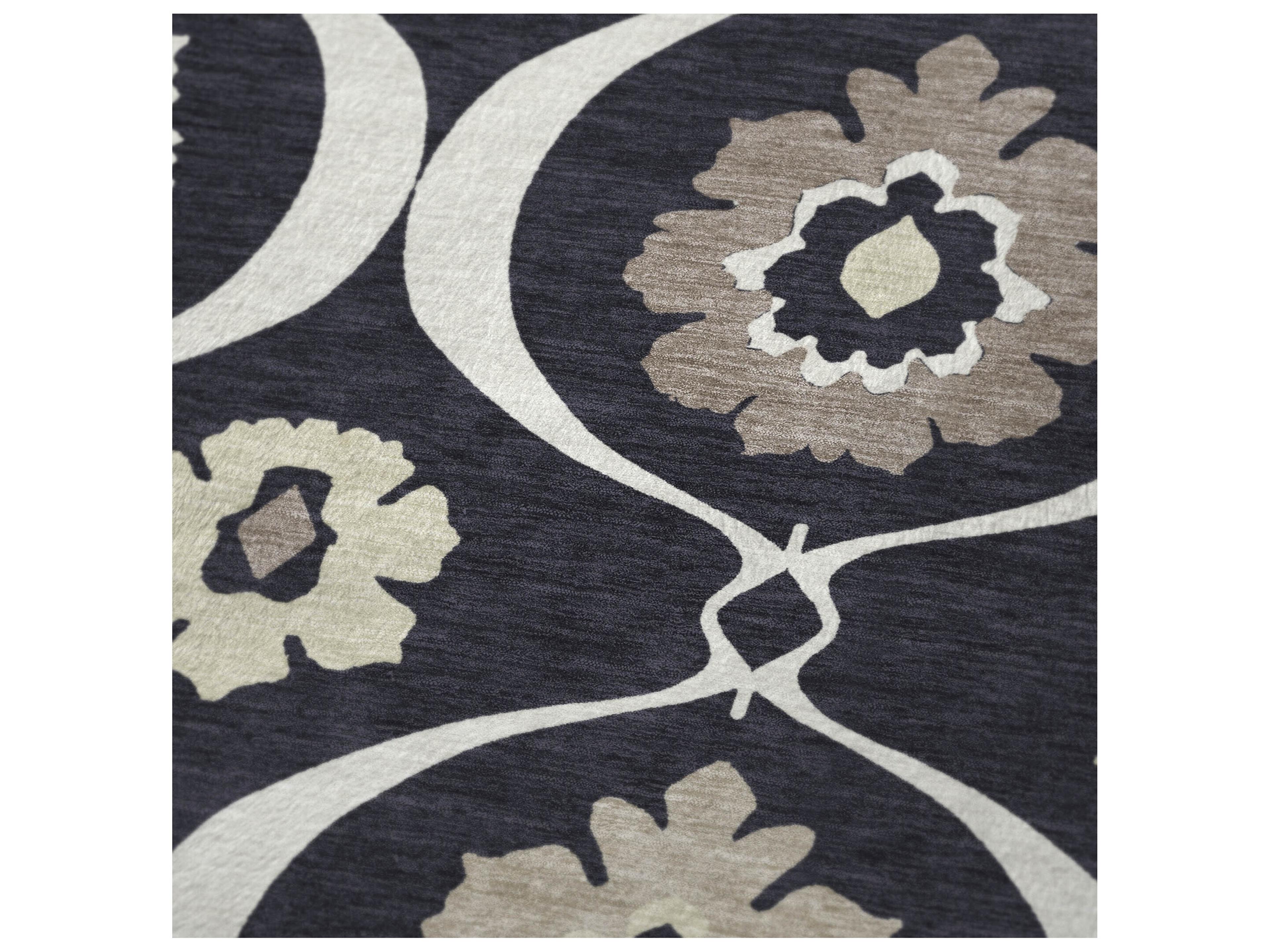 Dalyn Sherpa Black Polyester Throw