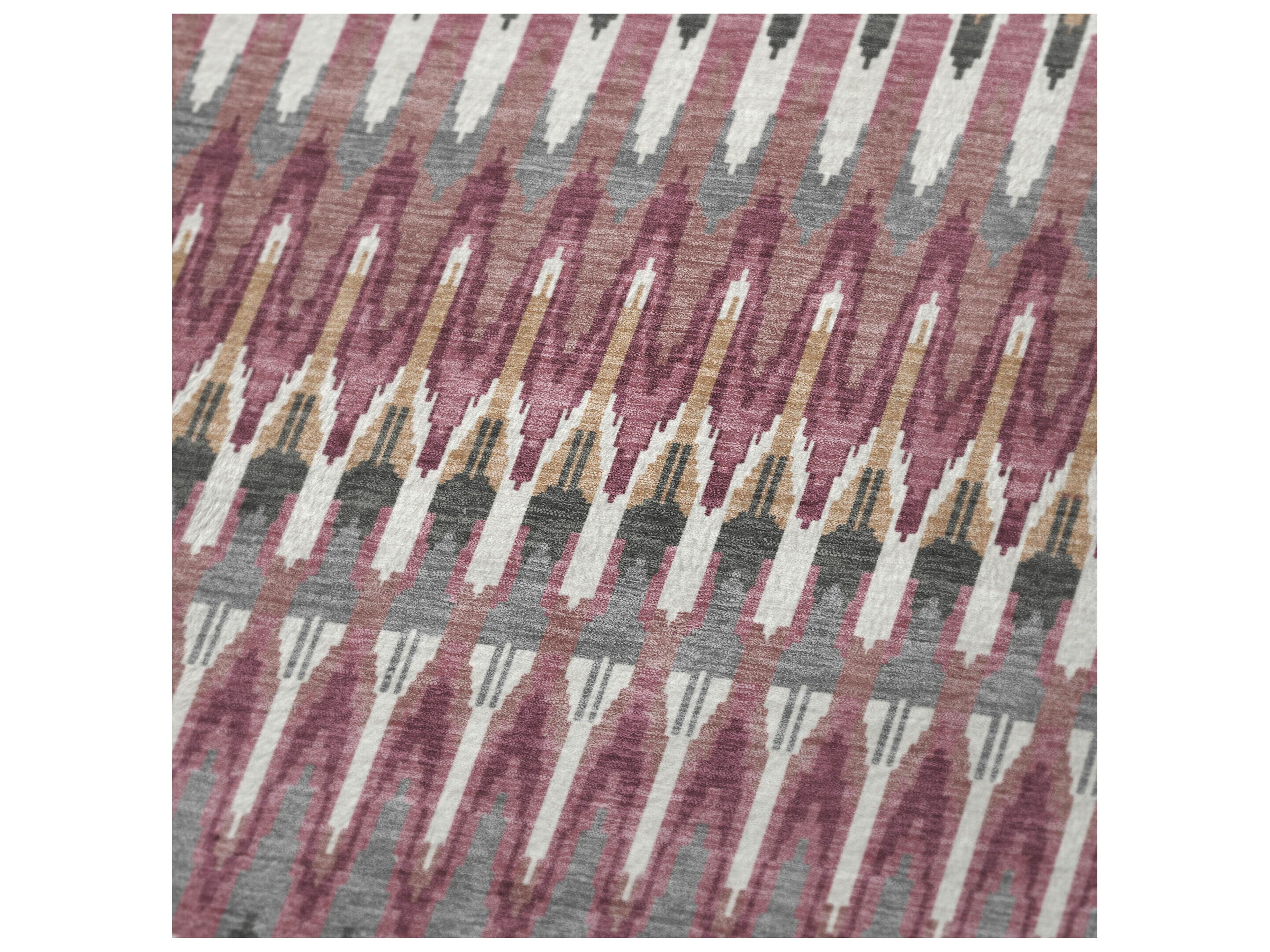 Dalyn Sherpa Pink Polyester Throw