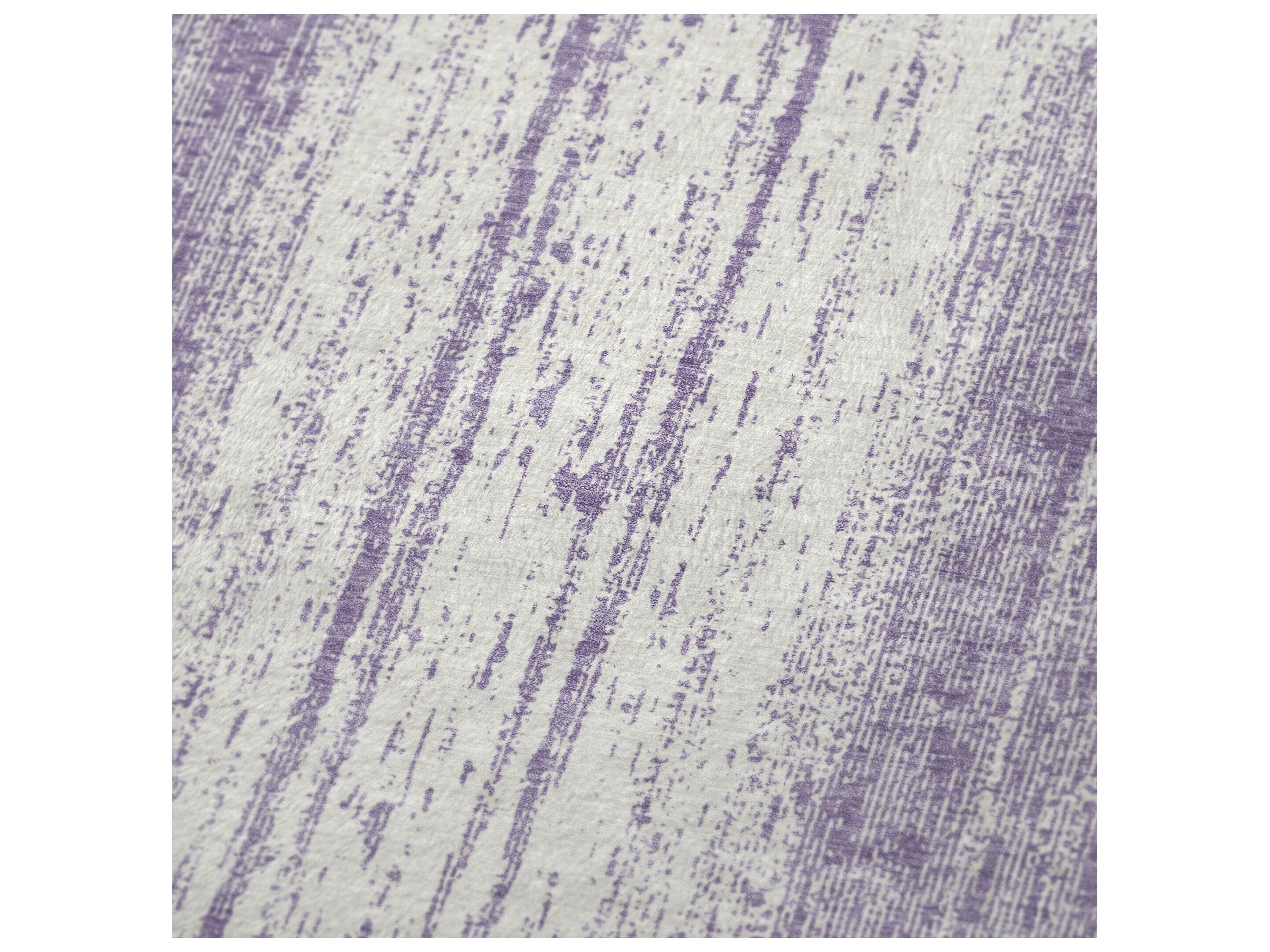 Dalyn Sherpa Purple Polyester Throw