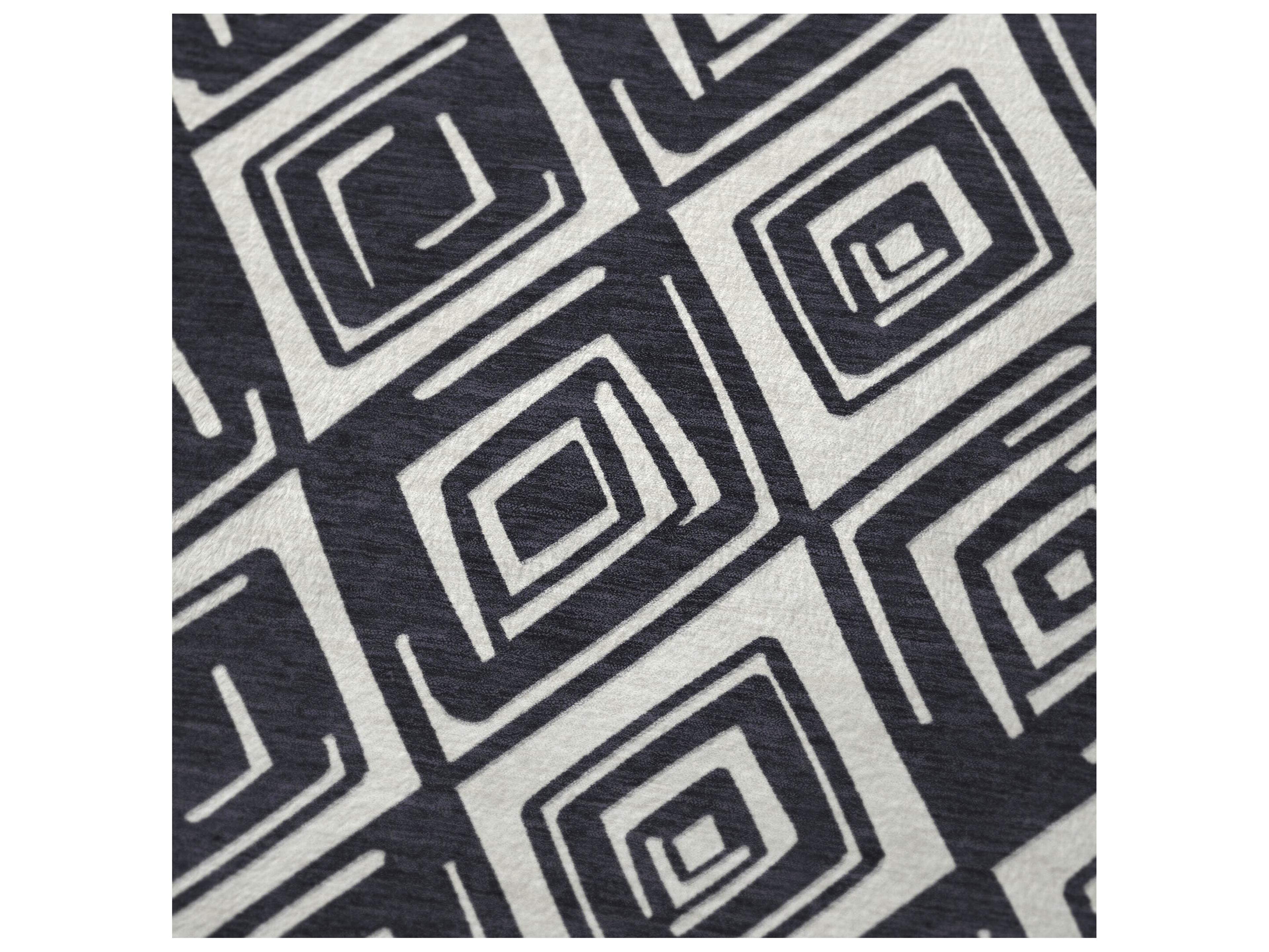 Dalyn Sherpa Black Polyester Throw