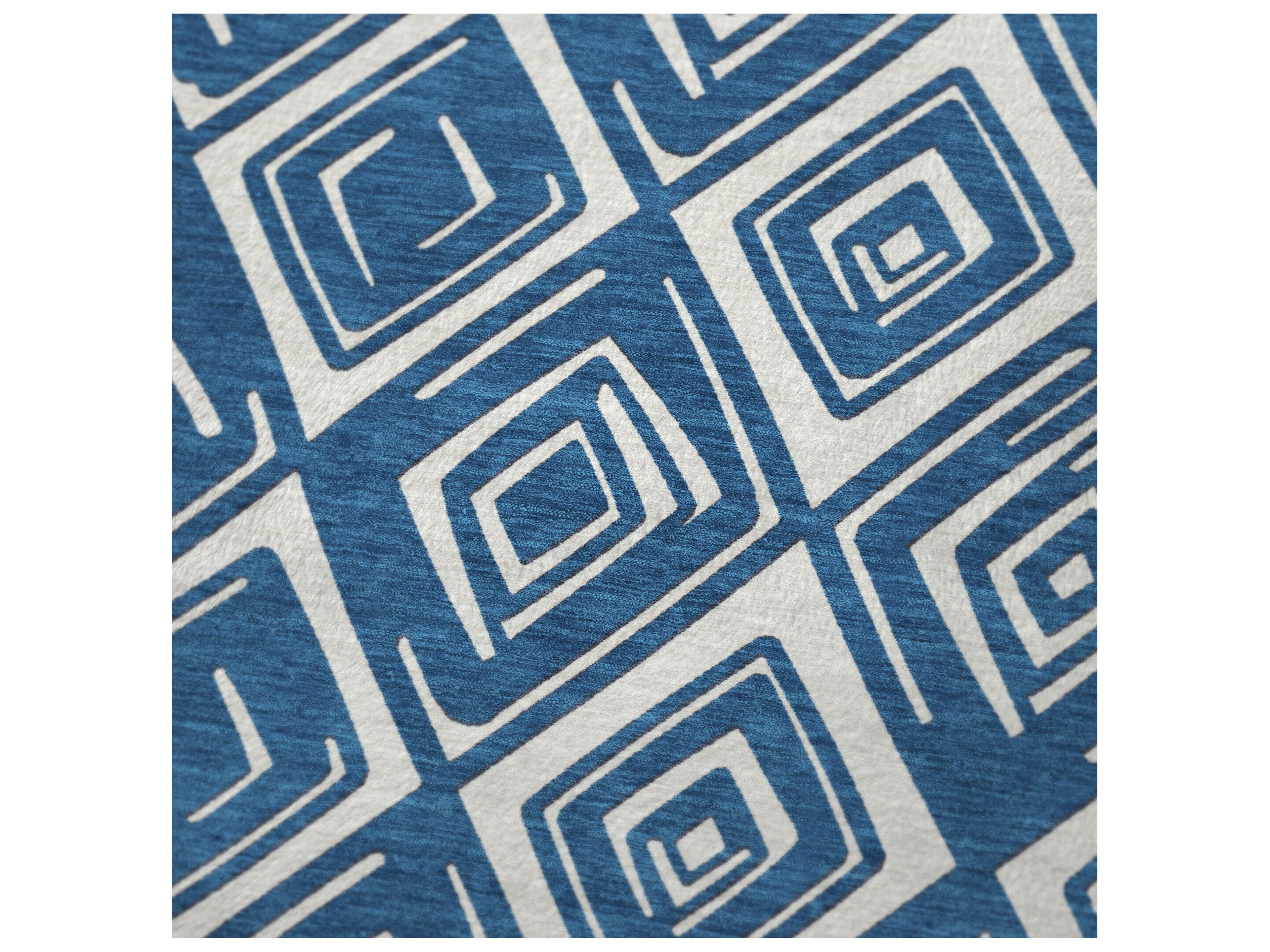 Dalyn Sherpa Blue Polyester Throw