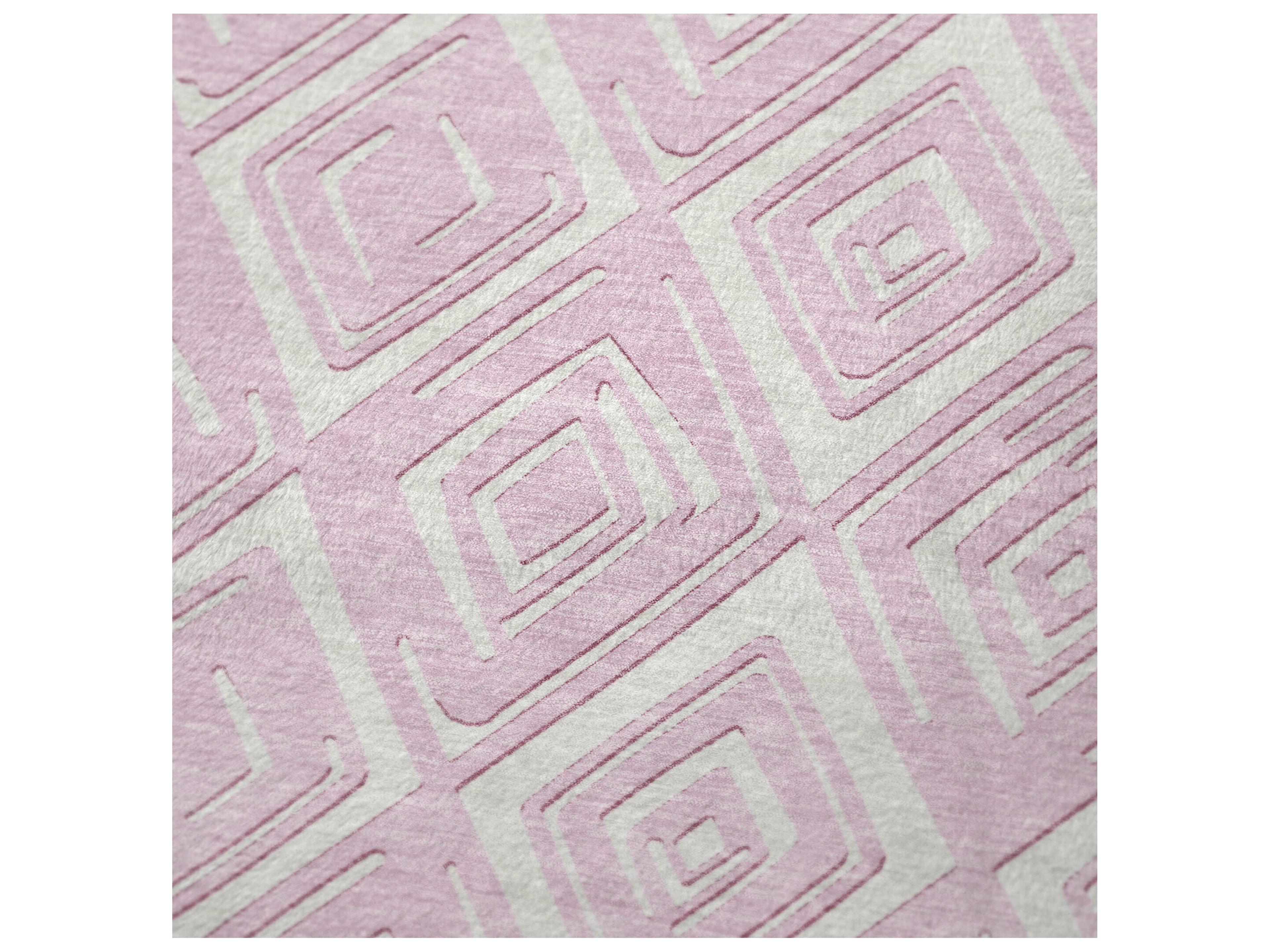 Dalyn Sherpa Pink Polyester Throw