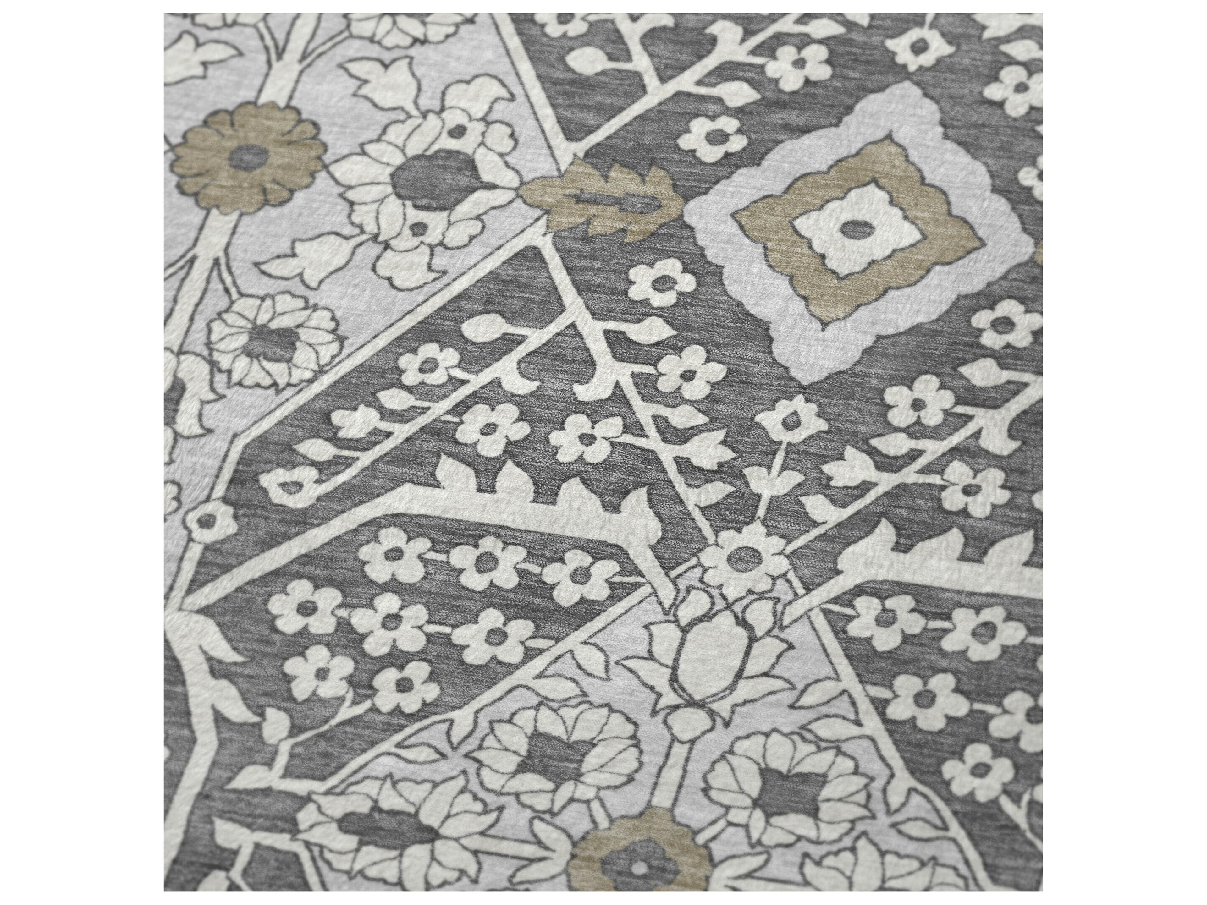 Dalyn Sherpa Gray Polyester Throw