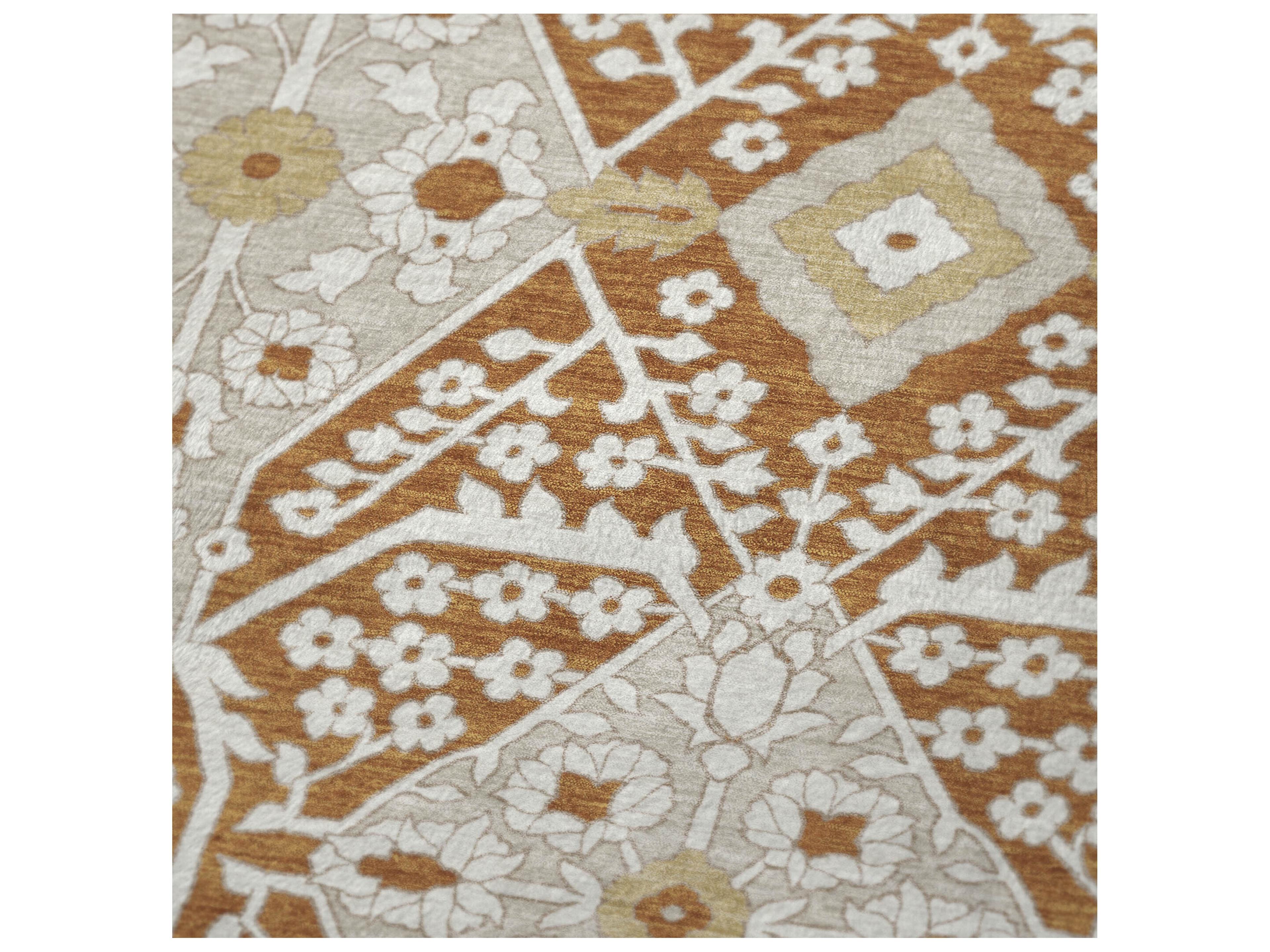 Dalyn Sherpa Orange Polyester Throw