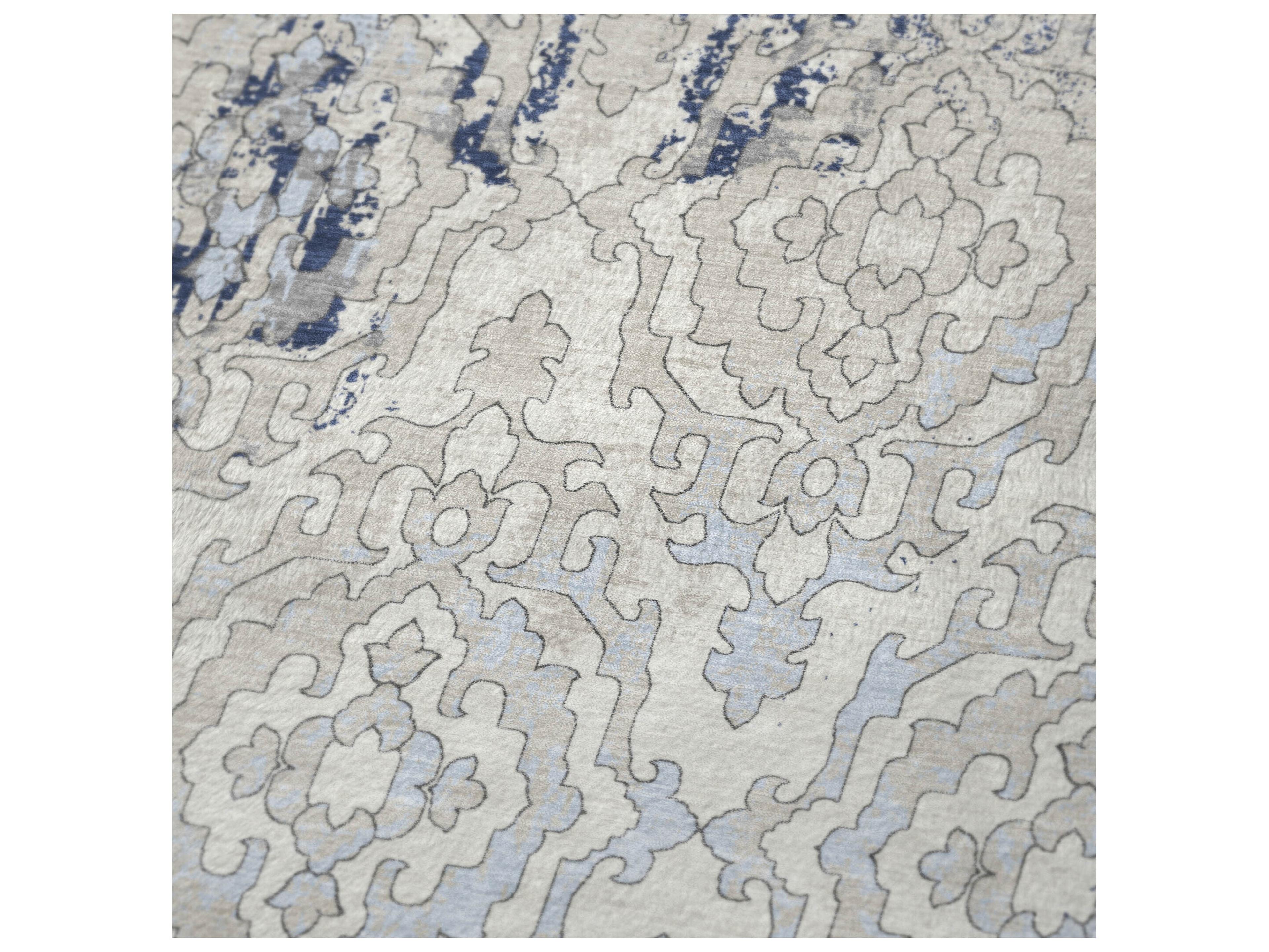 Dalyn Sherpa Blue Polyester Throw