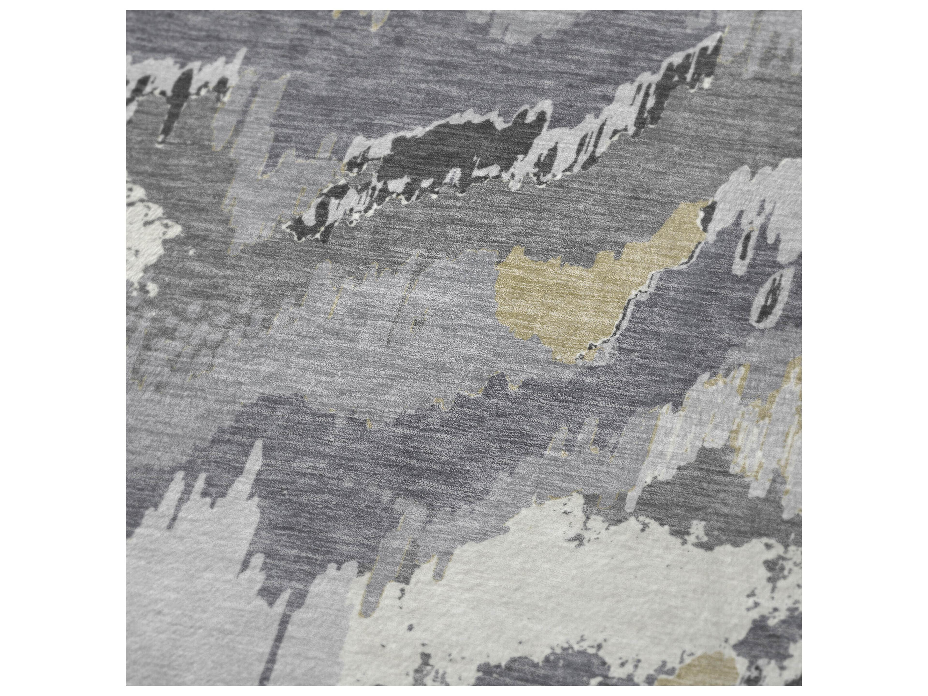 Dalyn Sherpa Gray Polyester Throw