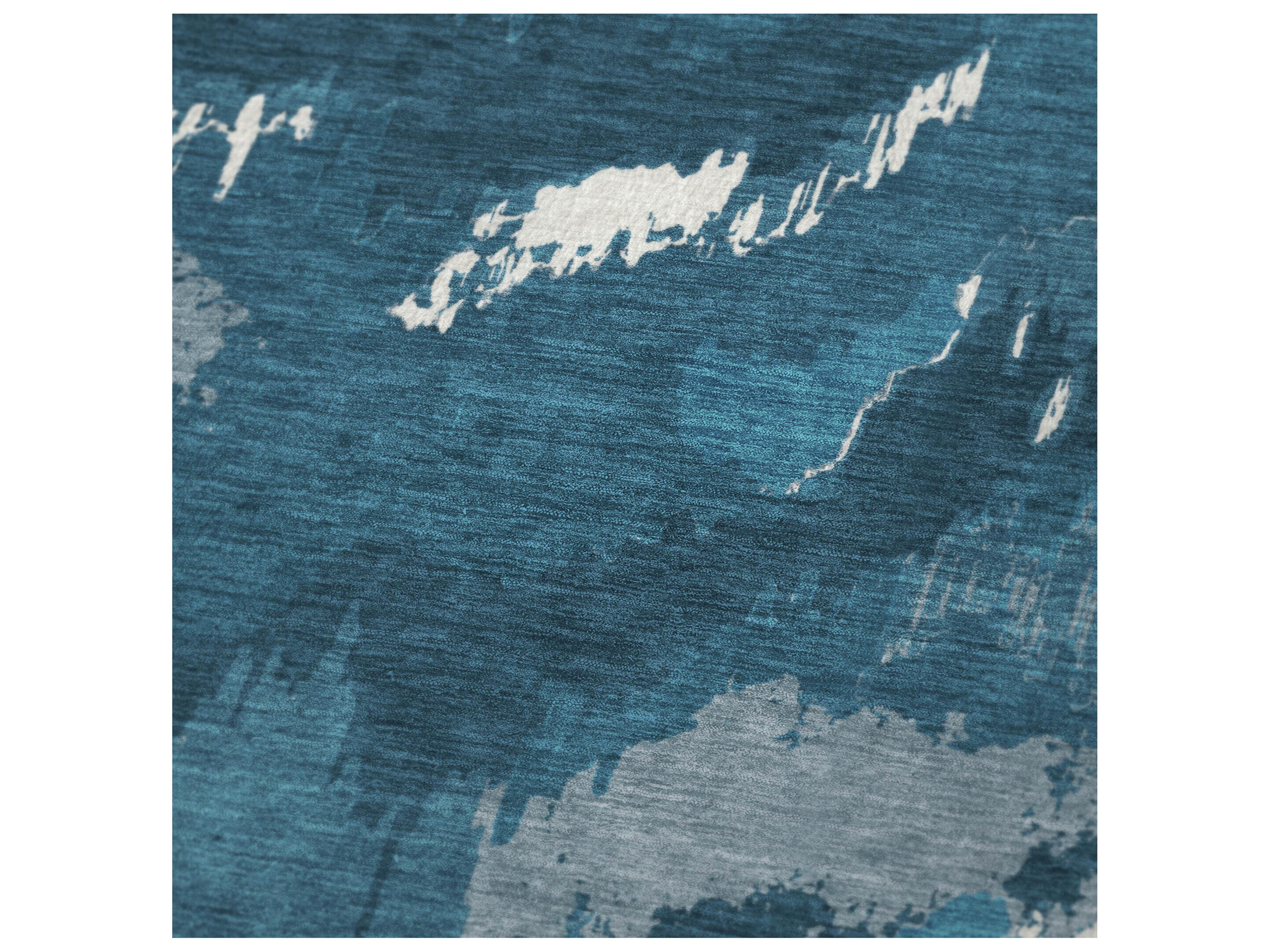 Dalyn Sherpa Blue Polyester Throw