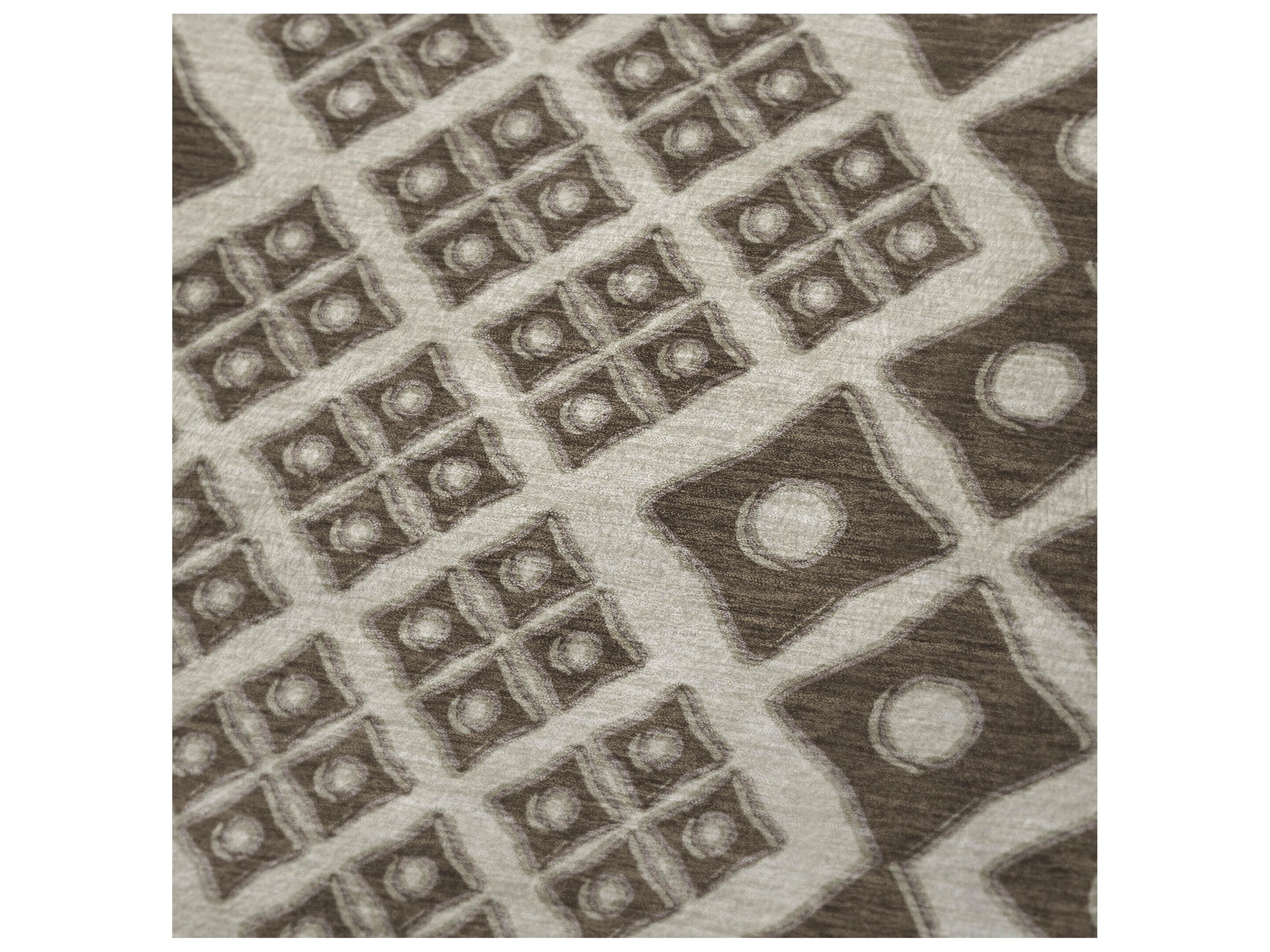 Dalyn Sherpa Brown Polyester Throw