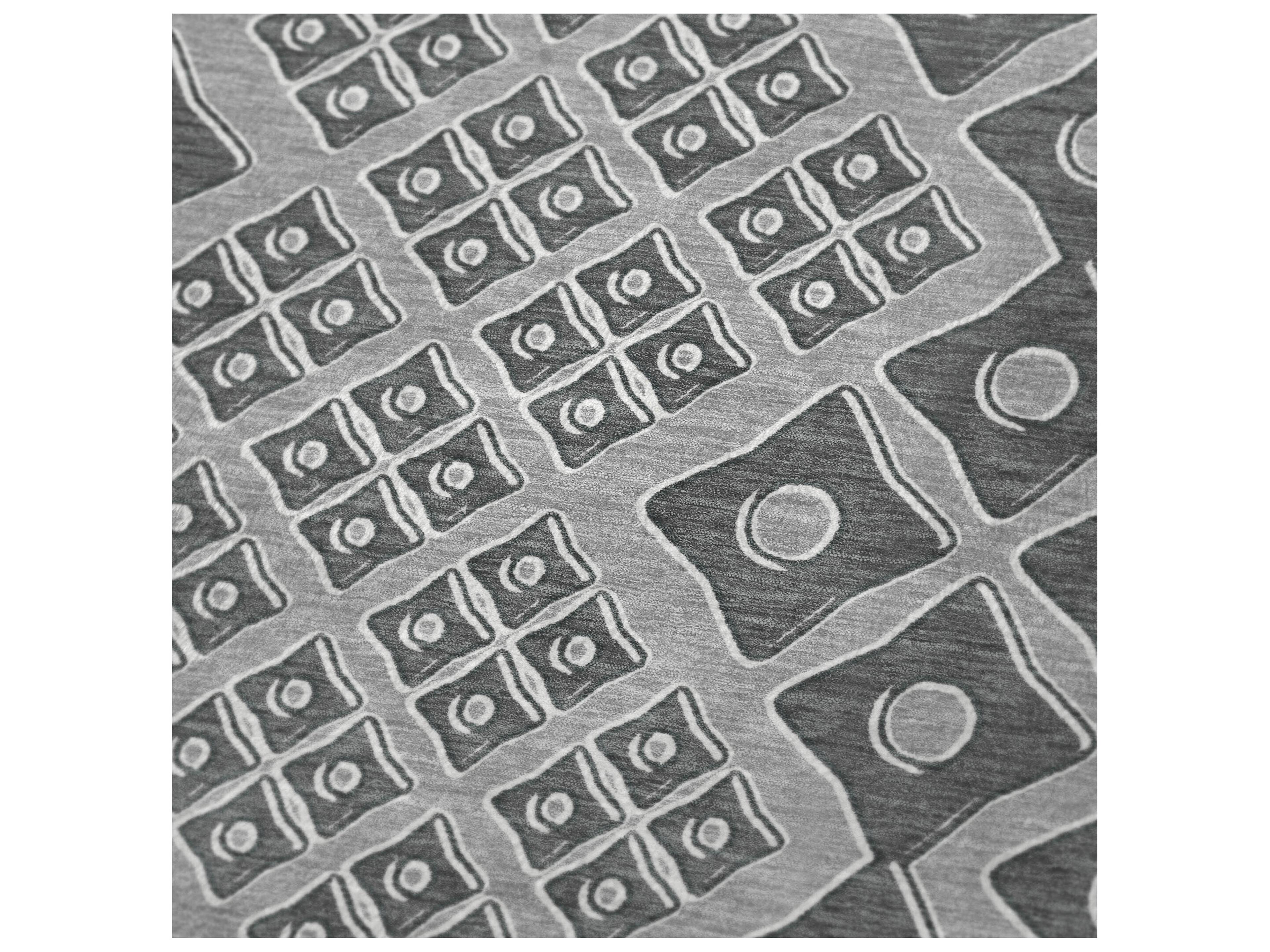 Dalyn Sherpa Gray Polyester Throw