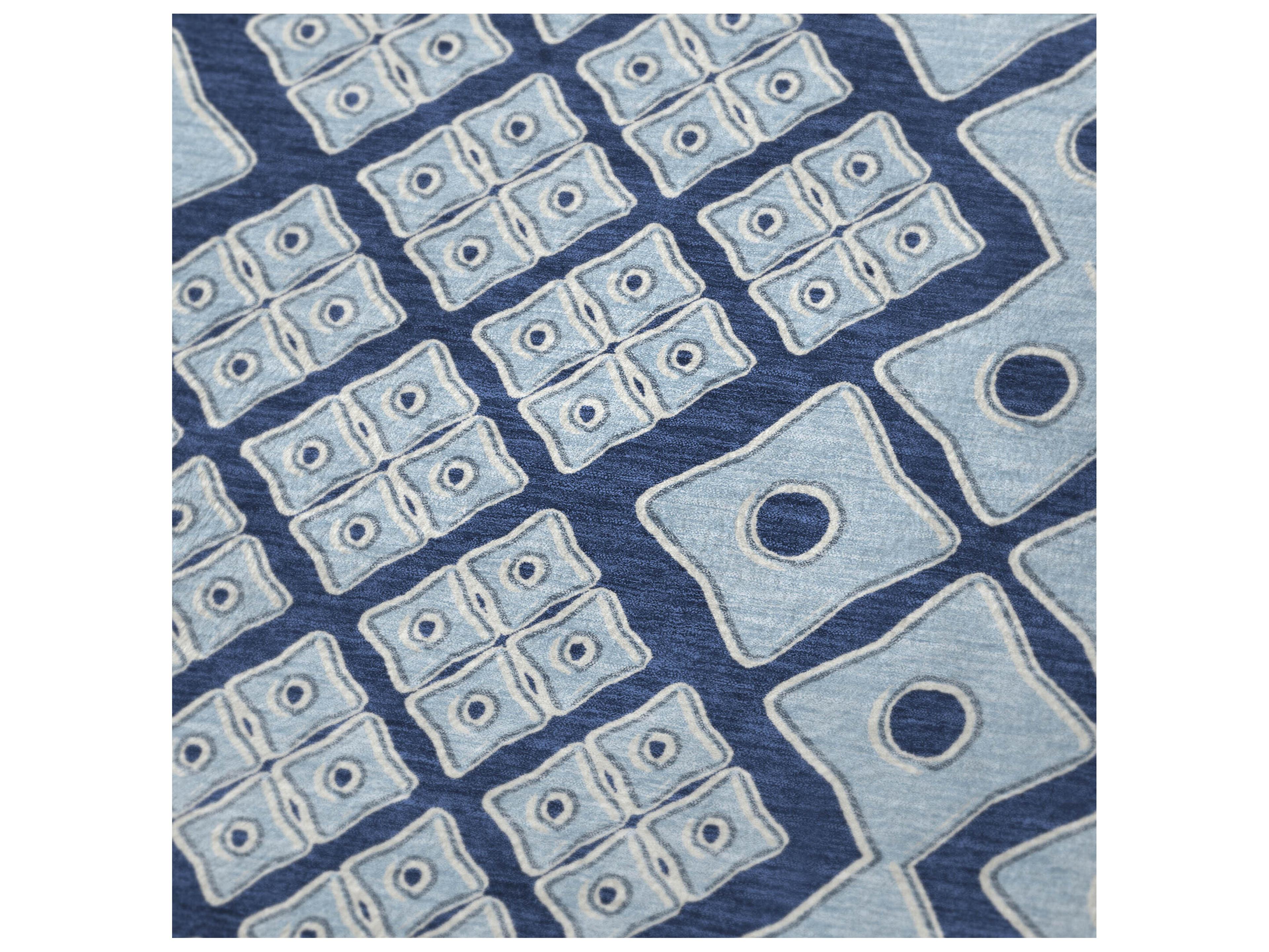 Dalyn Sherpa Blue Polyester Throw