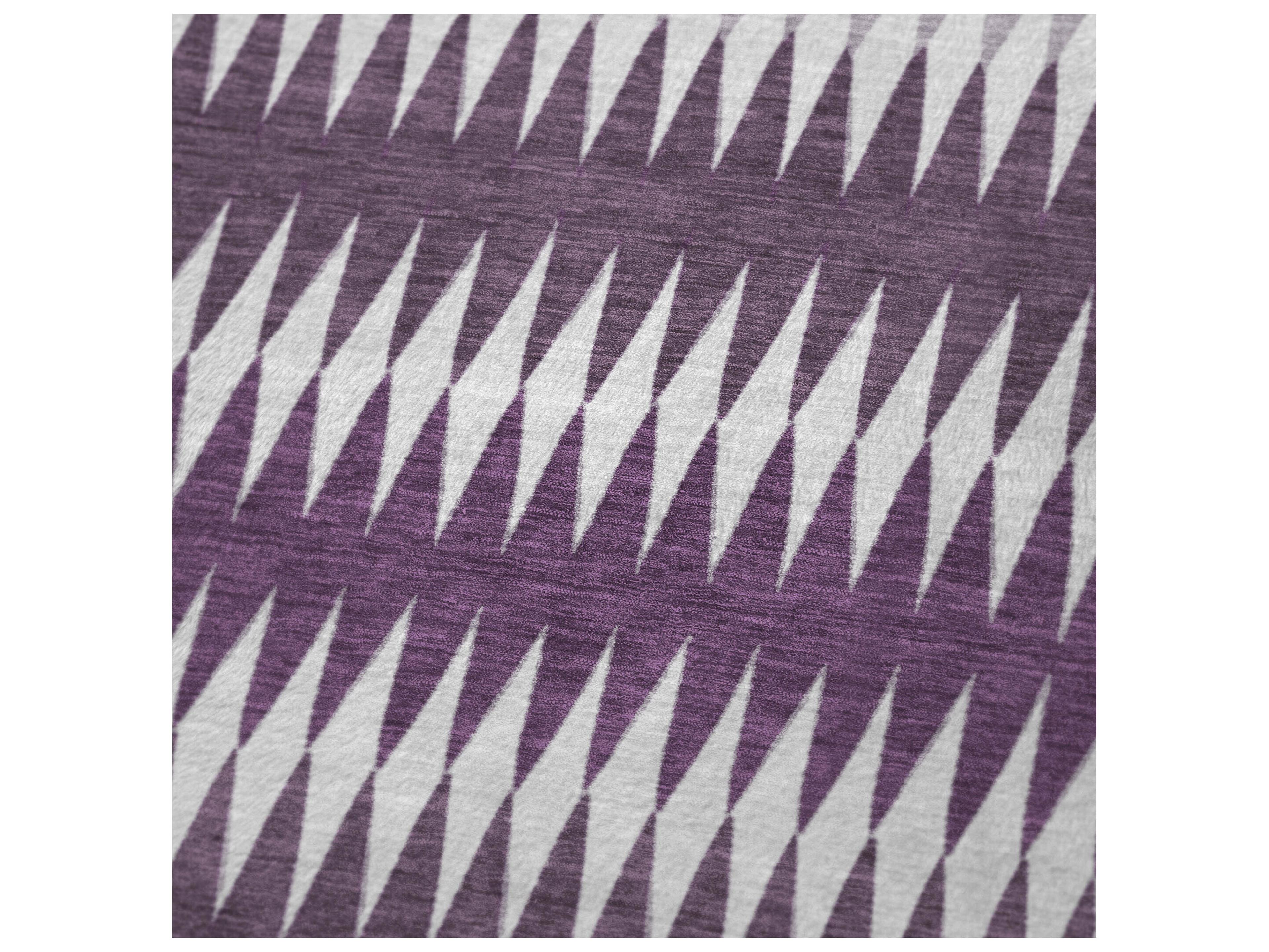 Dalyn Sherpa Purple Polyester Throw