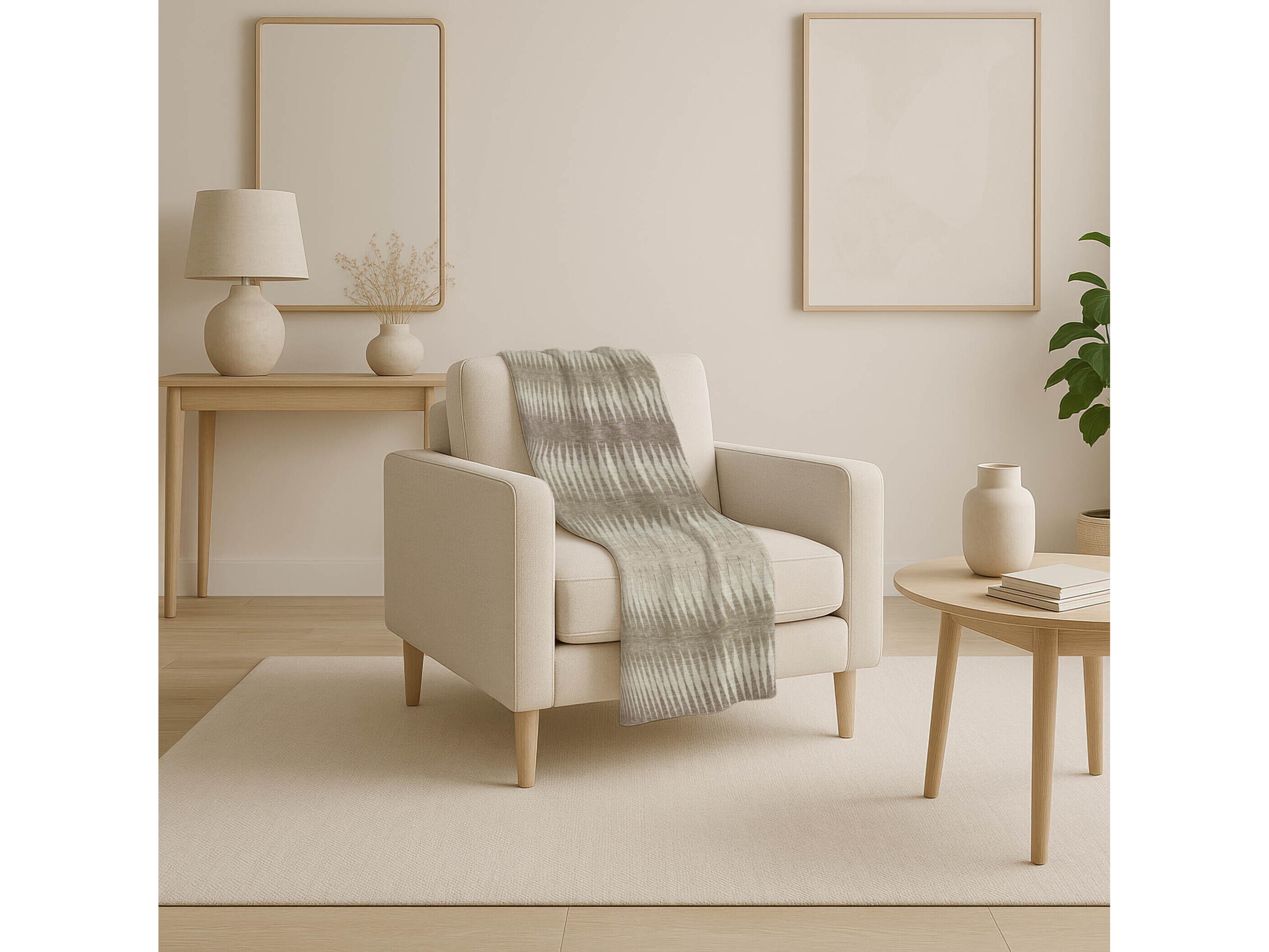 Dalyn Sherpa Brown Polyester Throw