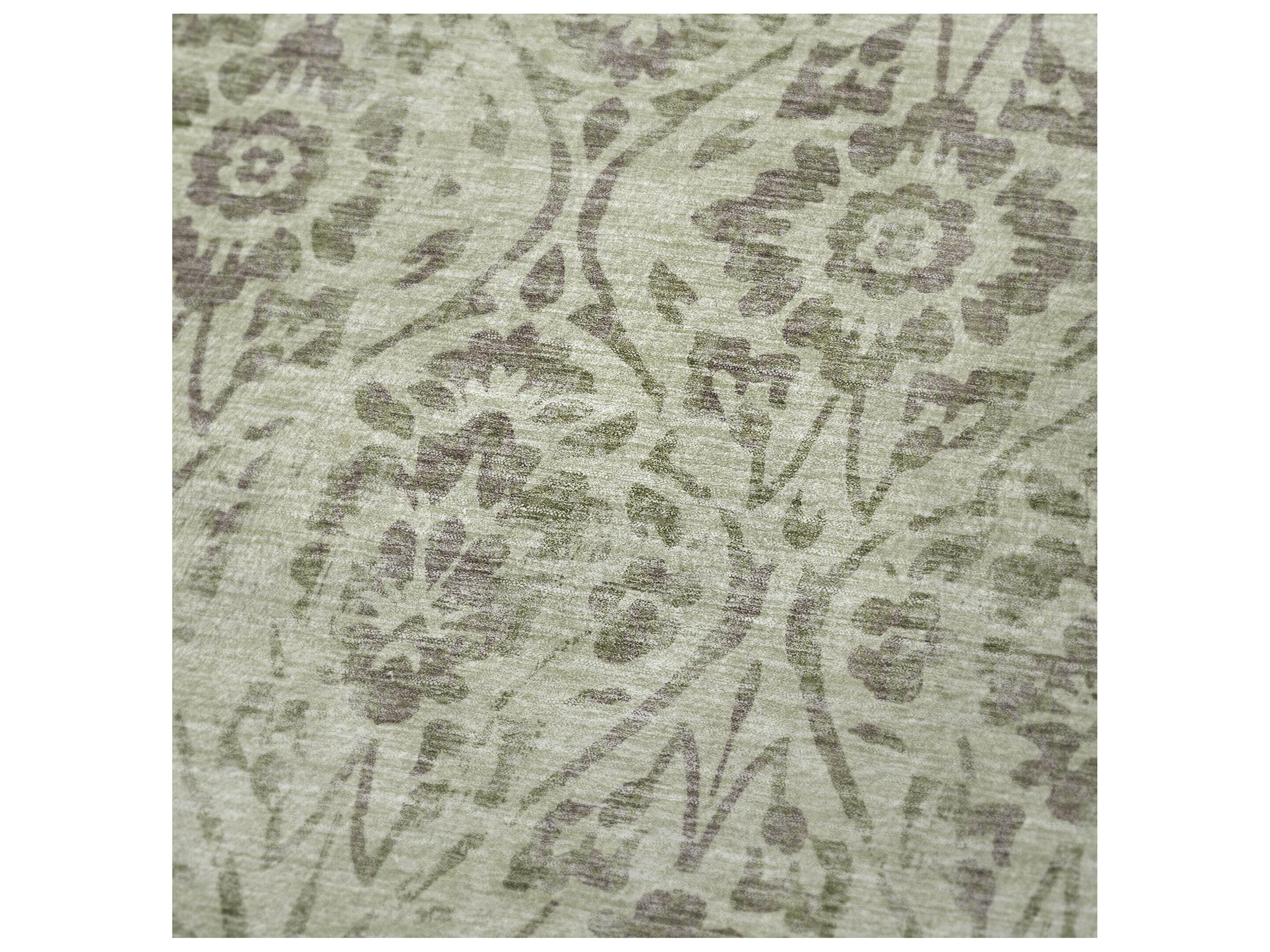 Dalyn Sherpa Green Polyester Throw