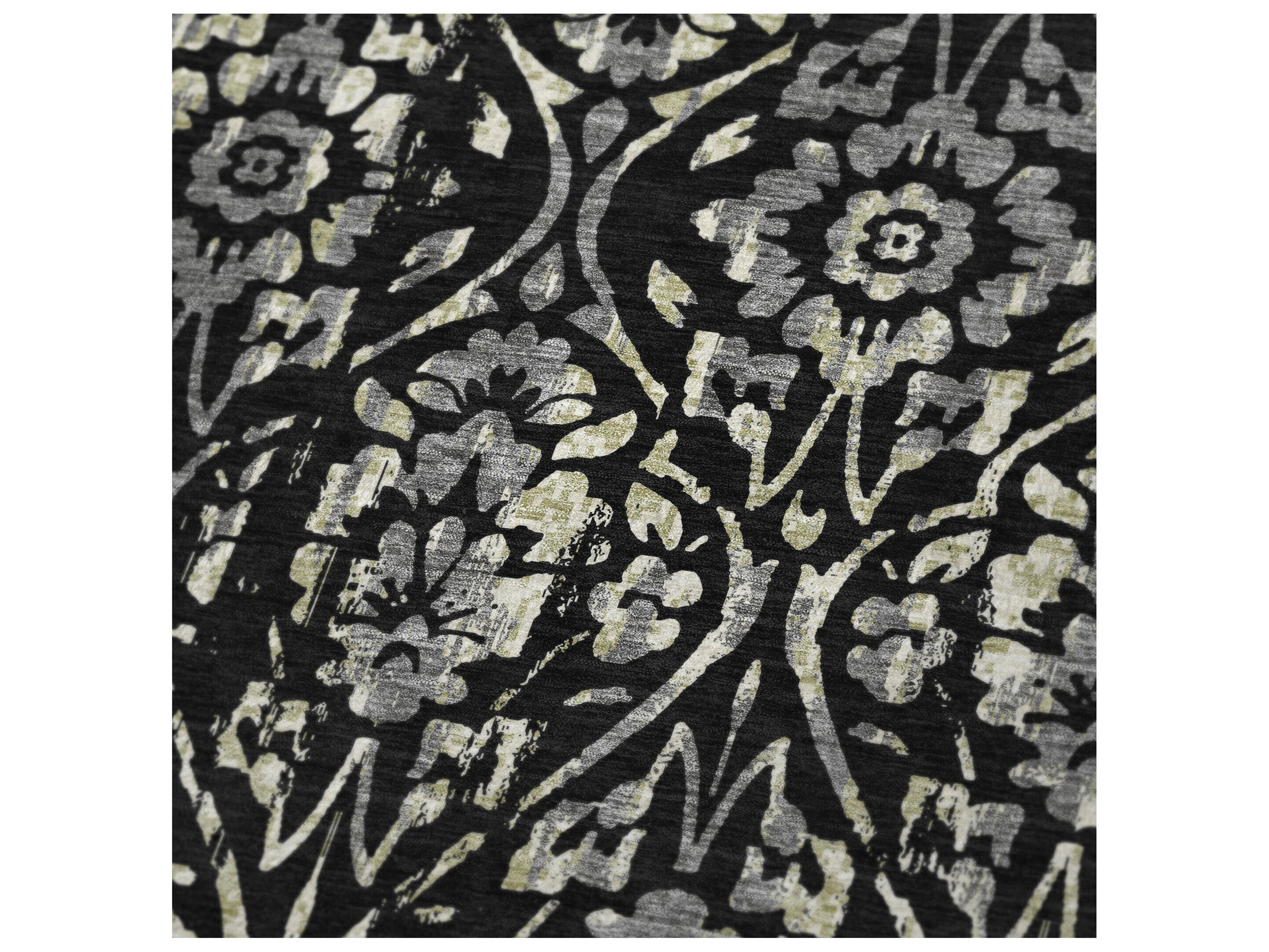 Dalyn Sherpa Black Polyester Throw