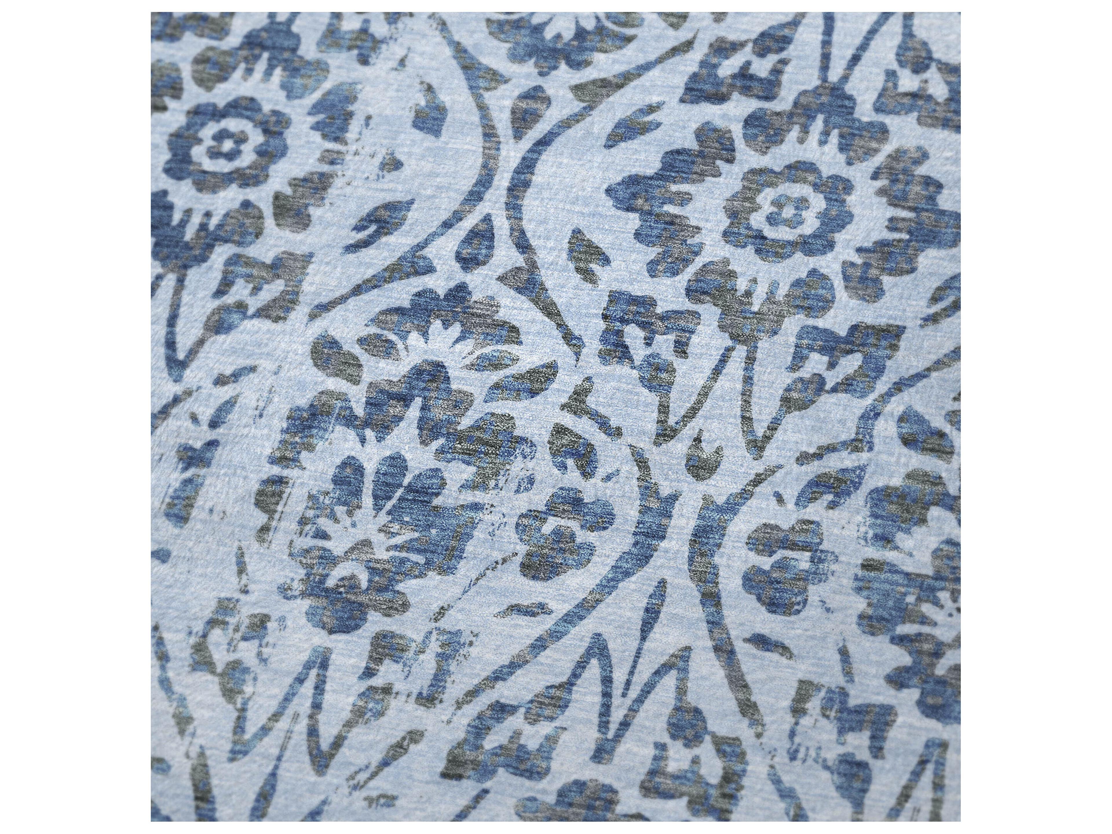 Dalyn Sherpa Blue Polyester Throw