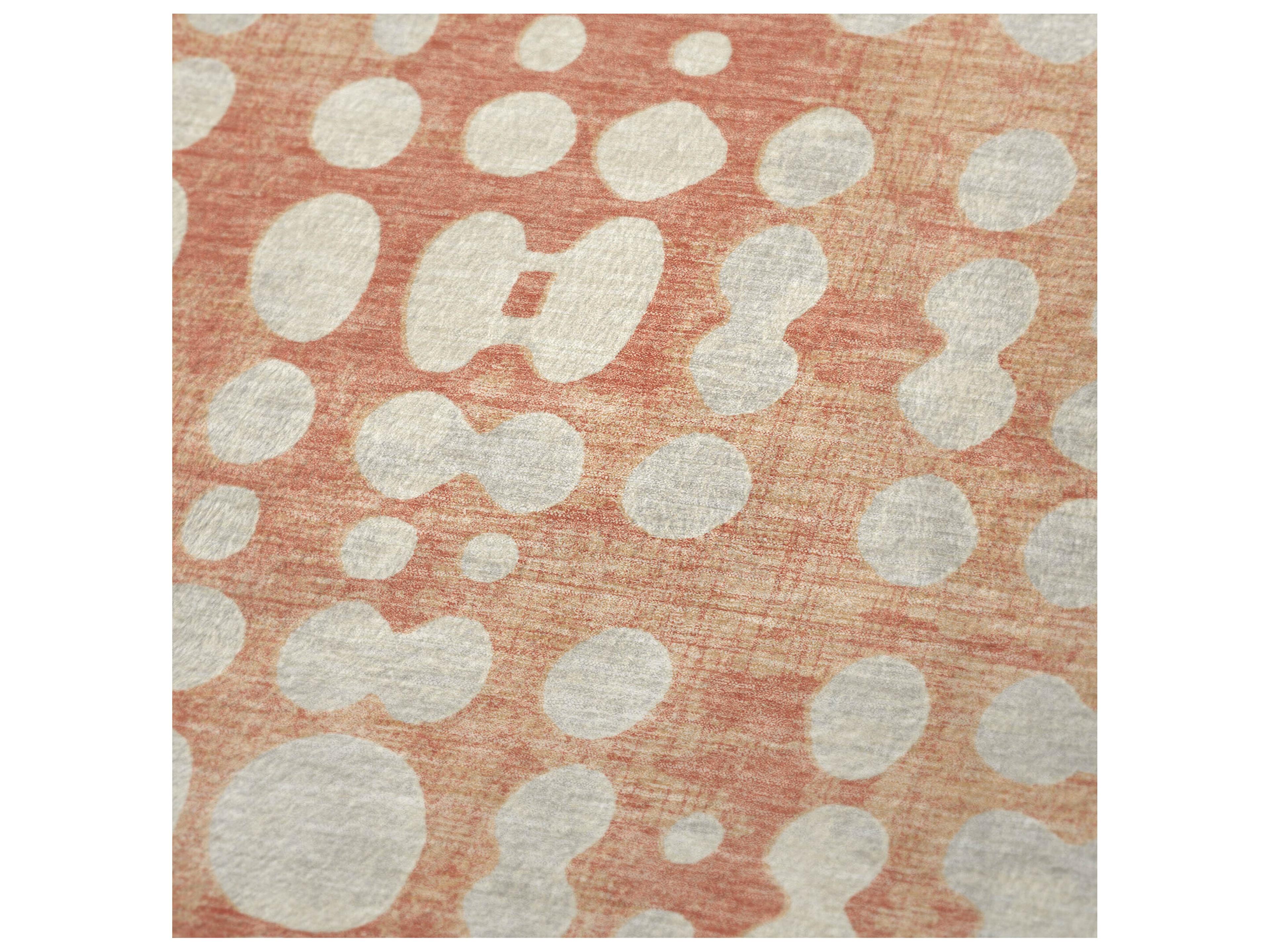 Dalyn Sherpa Orange Polyester Throw