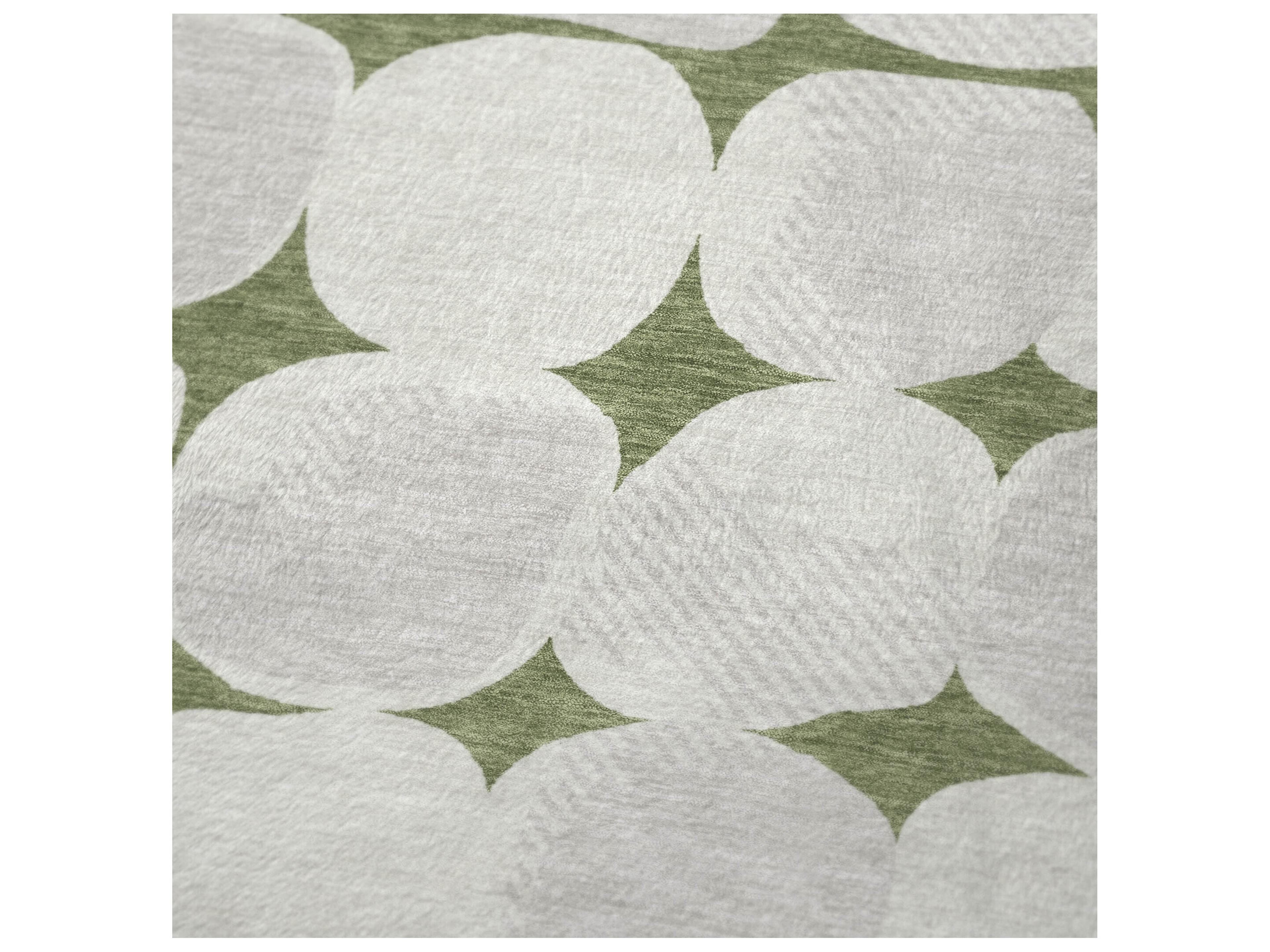 Dalyn Sherpa Green Polyester Throw