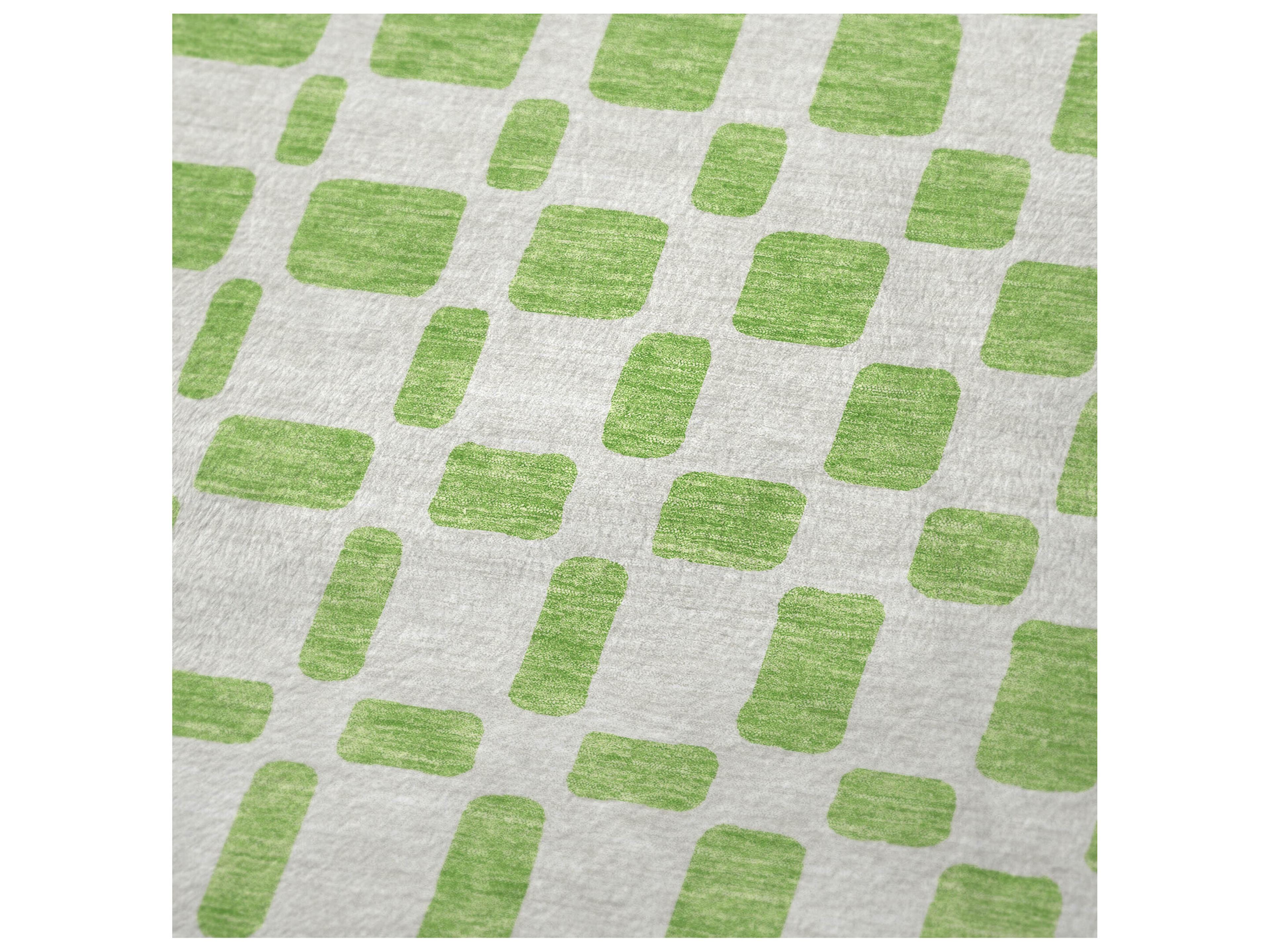 Dalyn Sherpa Green Polyester Throw