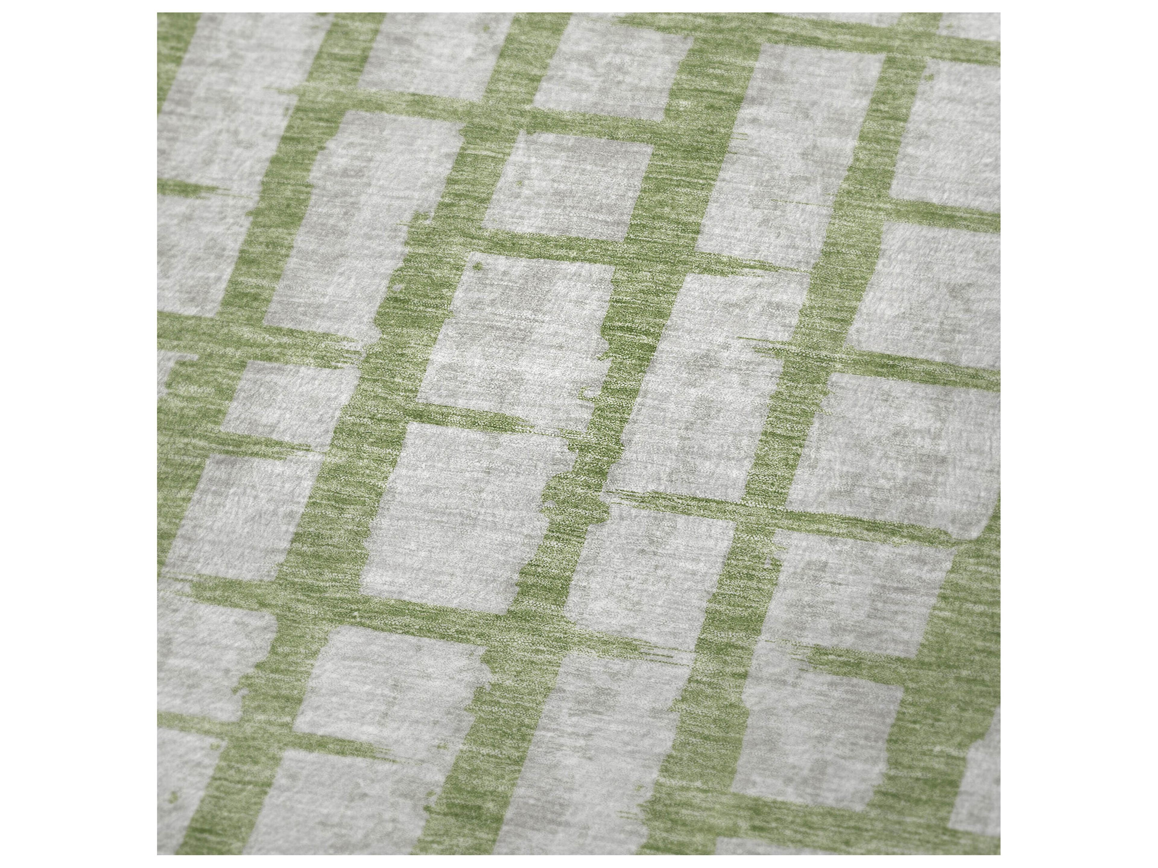 Dalyn Sherpa Green Polyester Throw