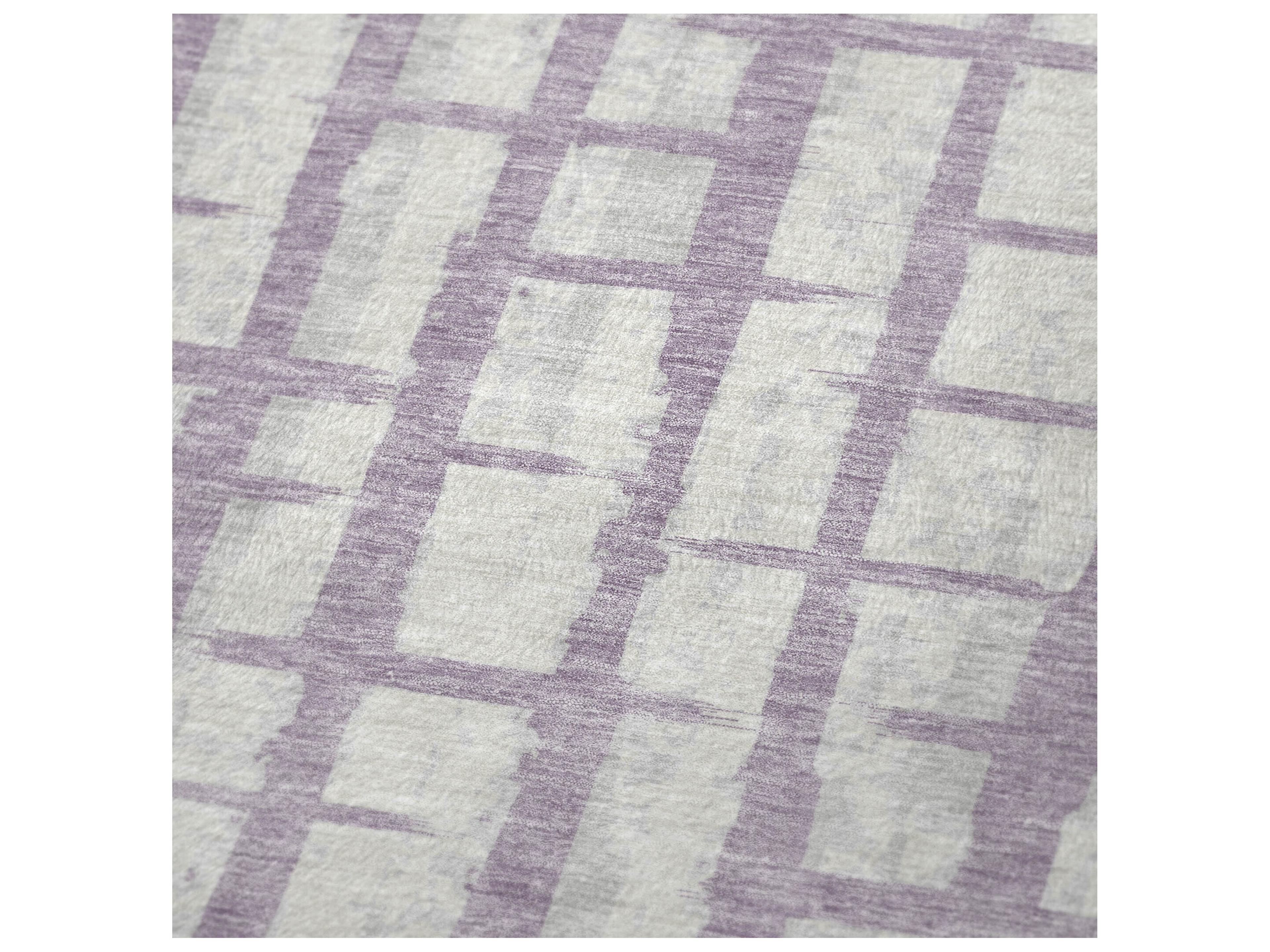 Dalyn Sherpa Purple Polyester Throw