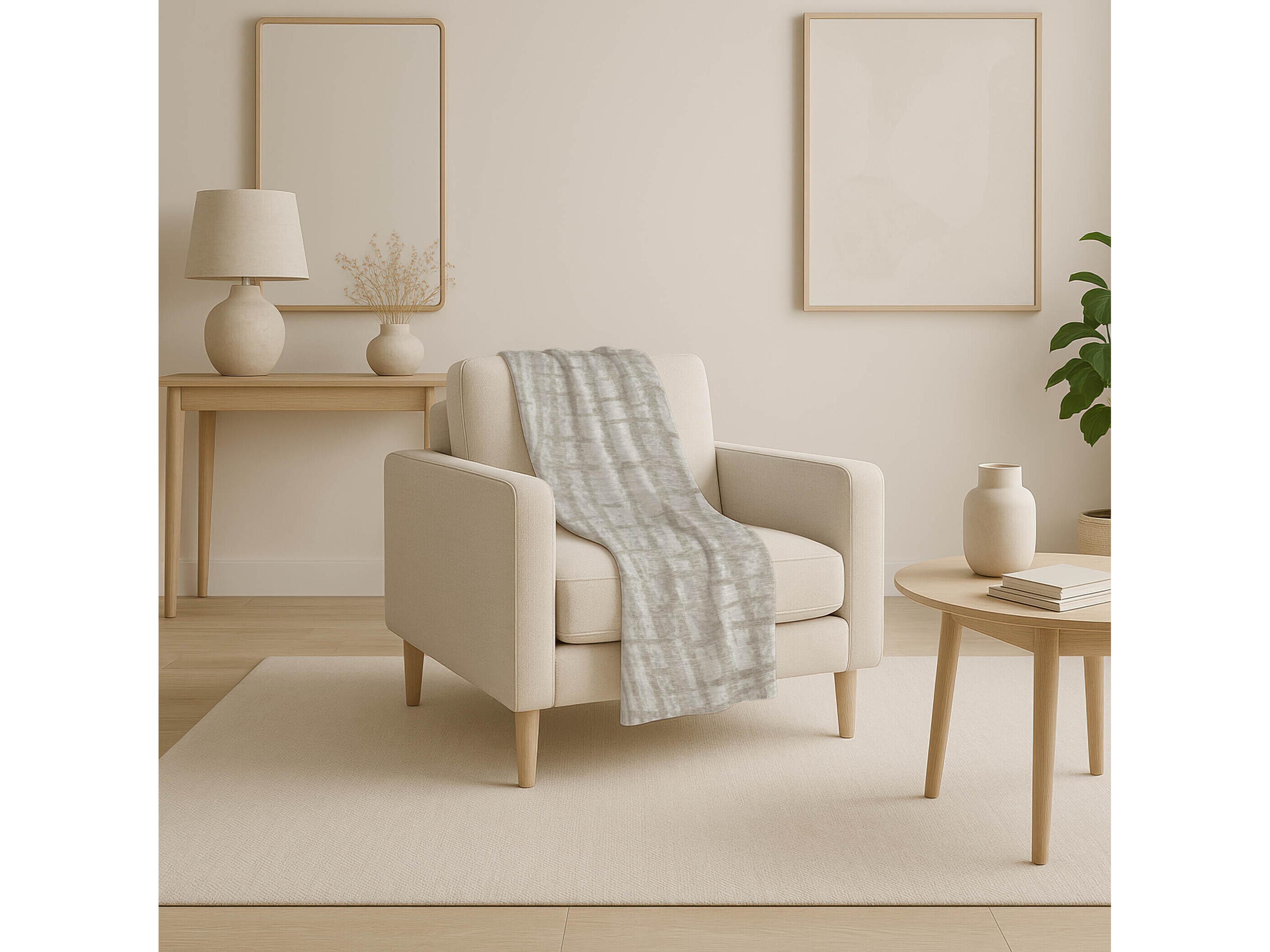 Dalyn Sherpa Brown Polyester Throw