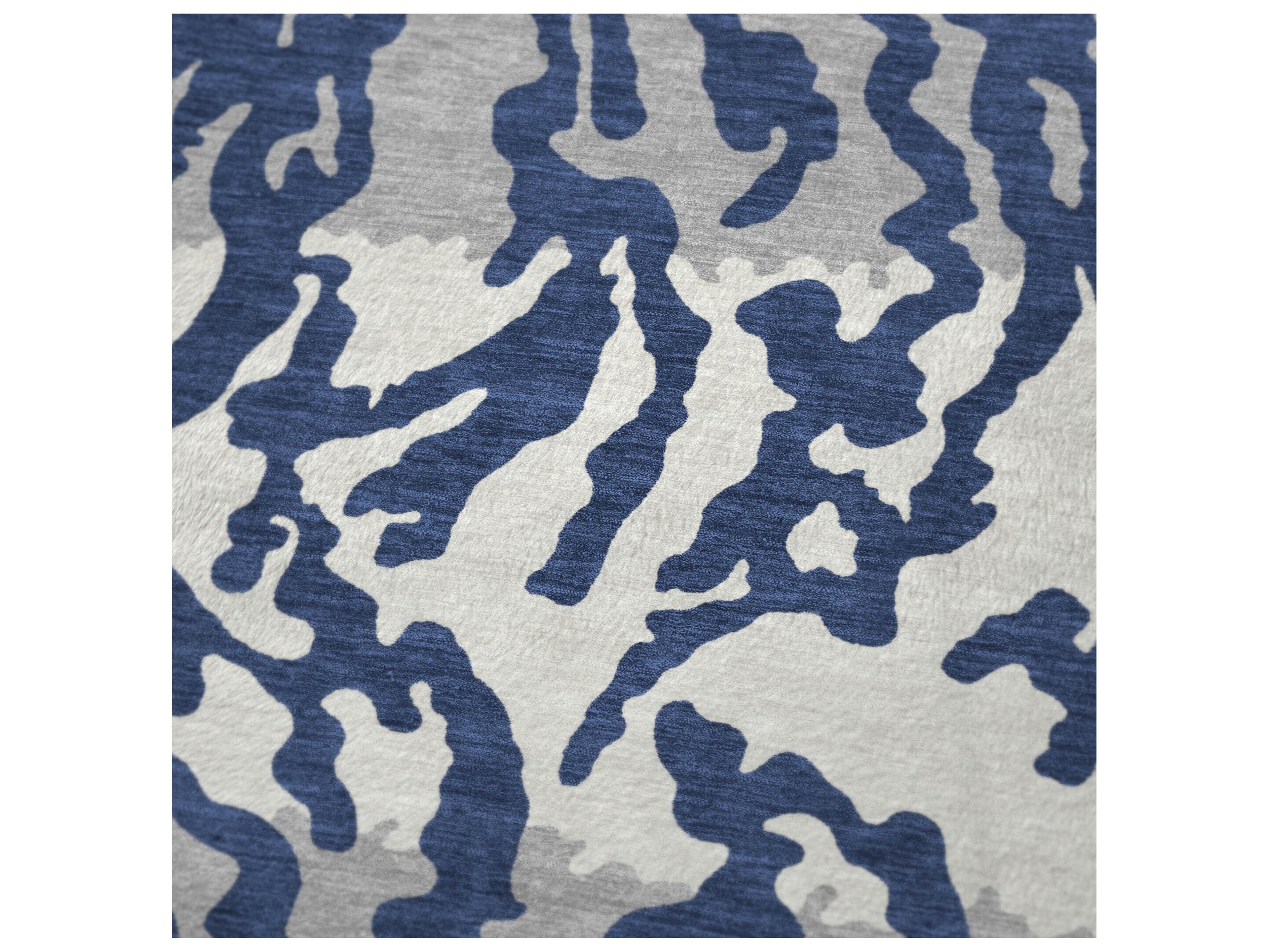 Dalyn Sherpa Blue Polyester Throw