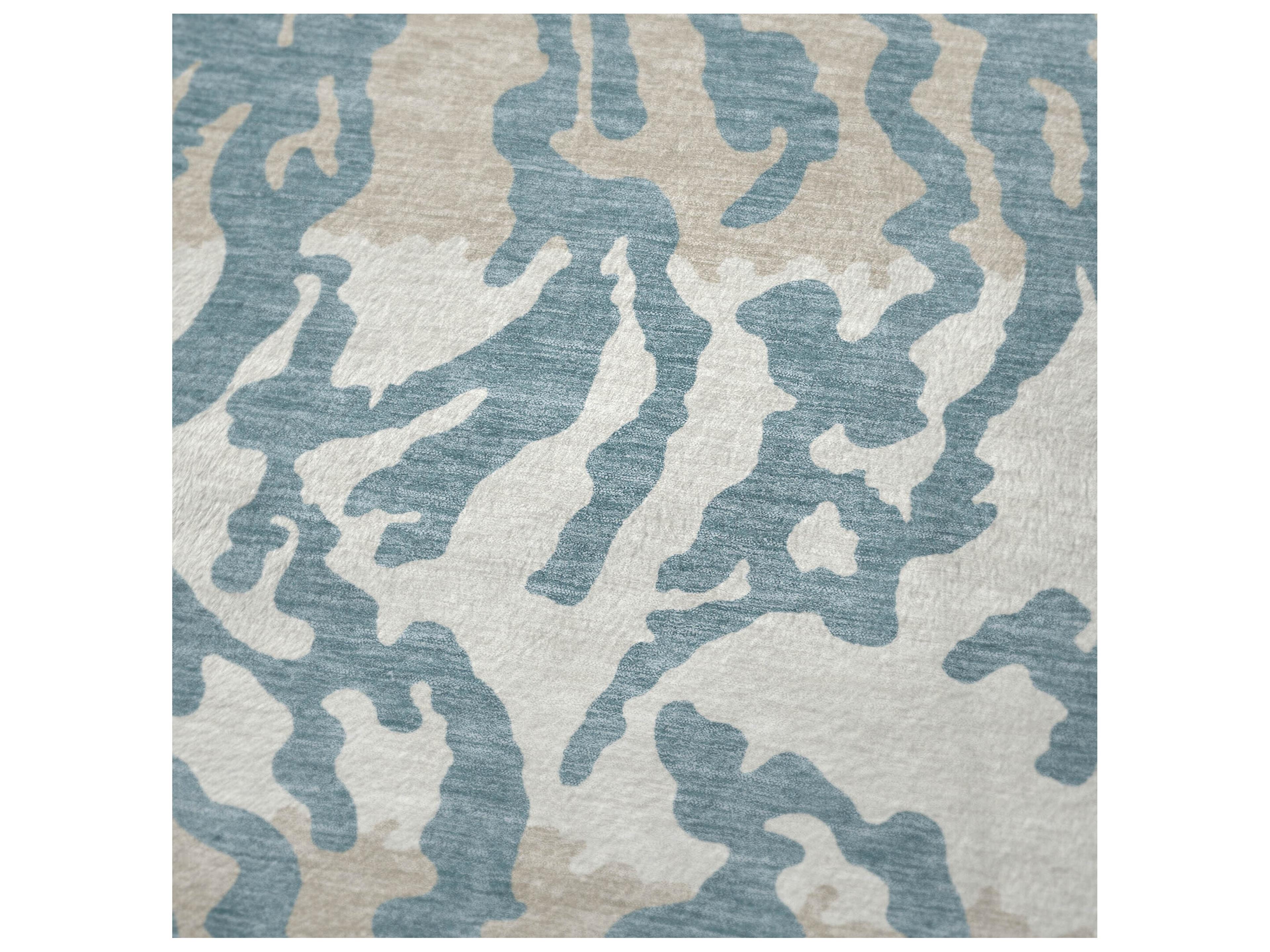 Dalyn Sherpa Teal Polyester Throw