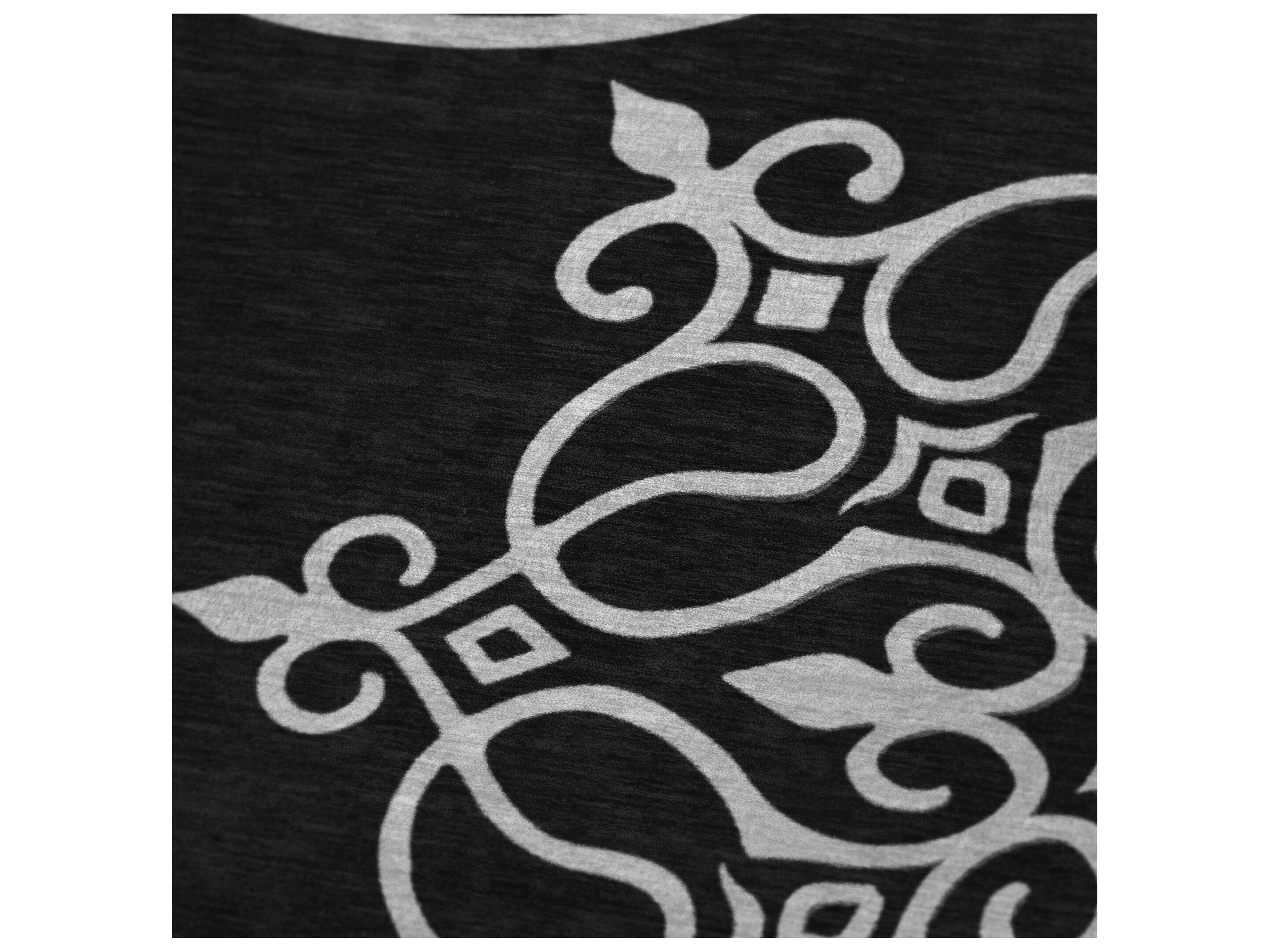 Dalyn Sherpa Black Polyester Throw