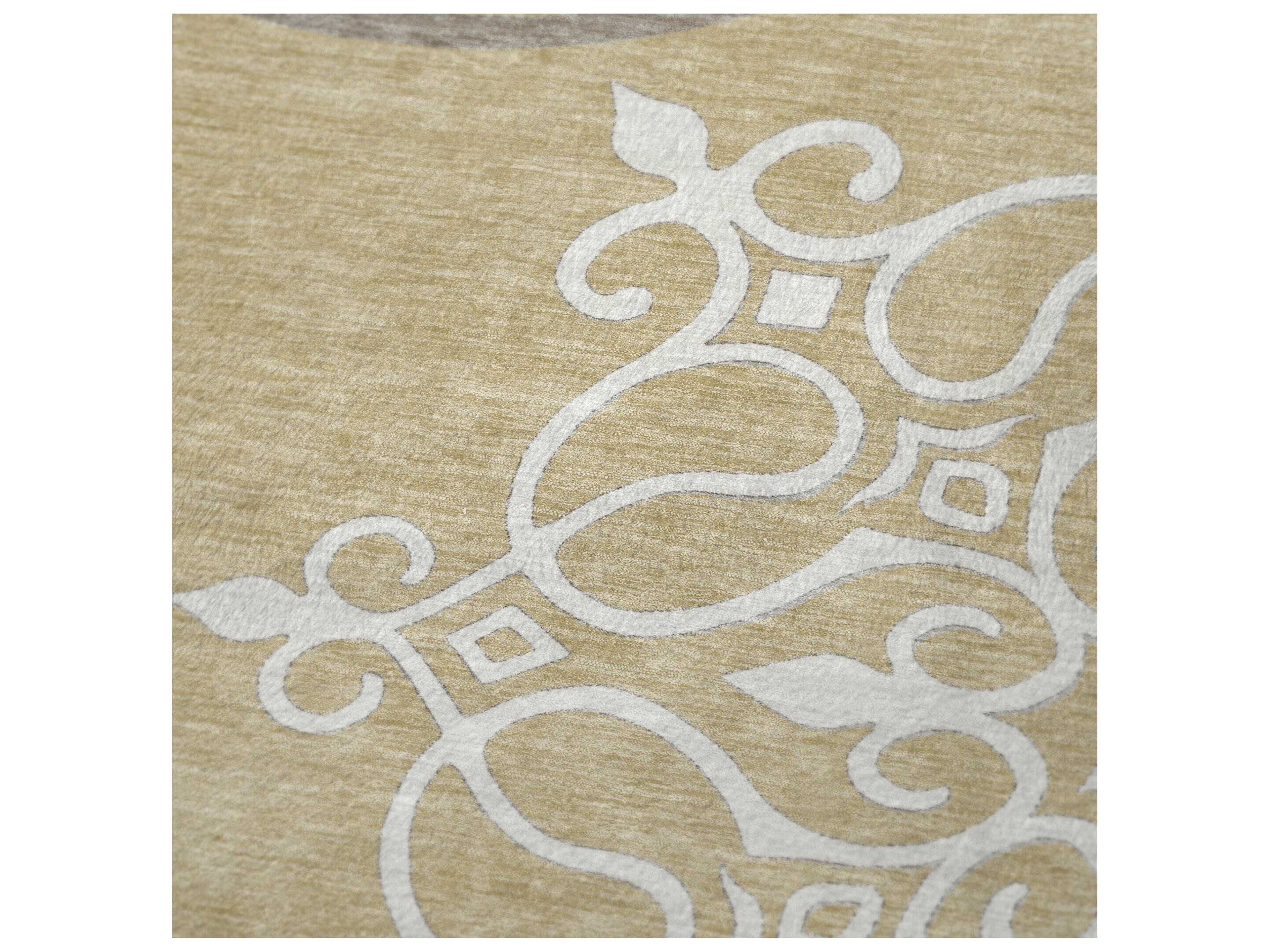 Dalyn Sherpa Gold Polyester Throw