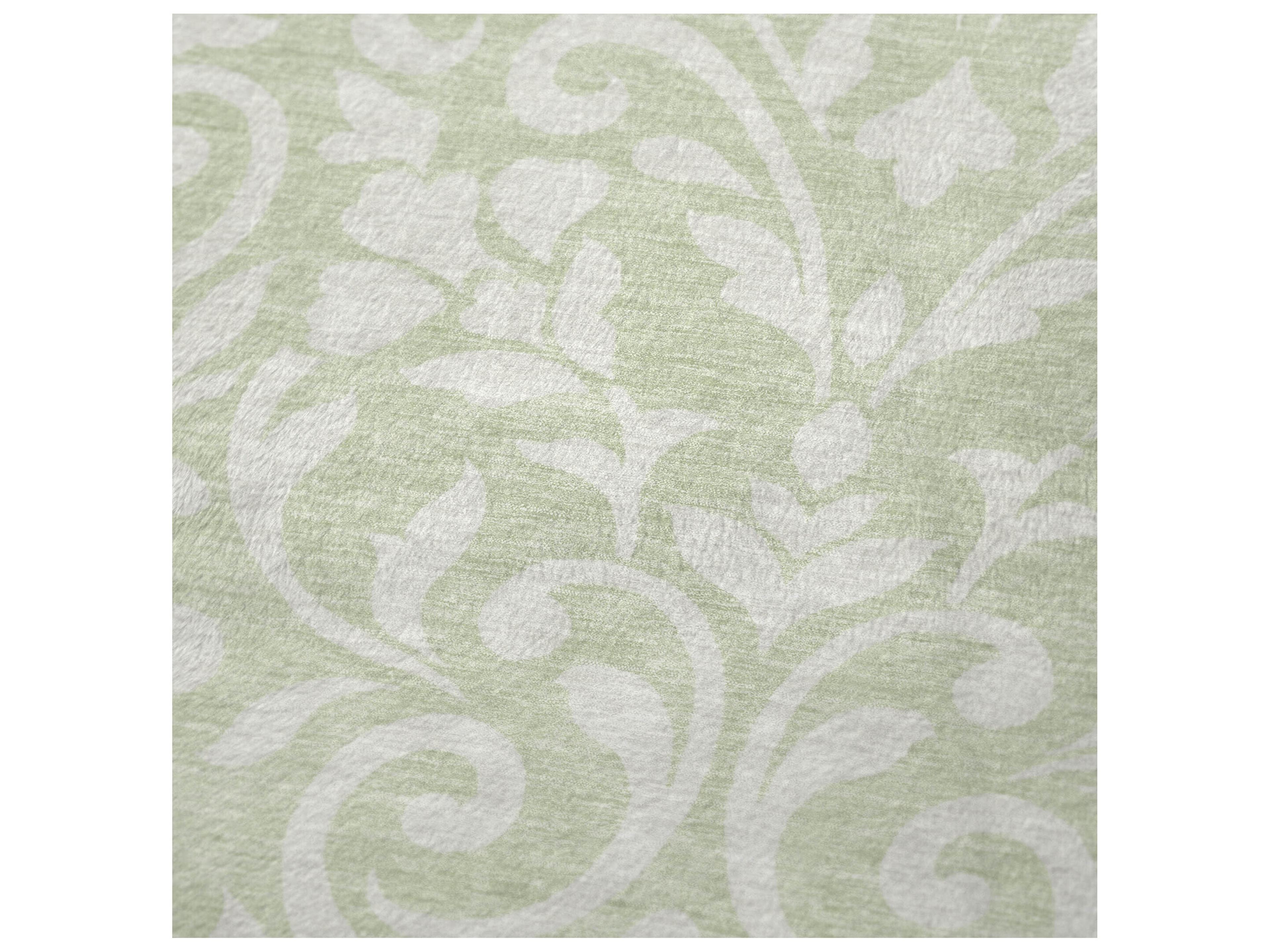 Dalyn Sherpa Green Polyester Throw