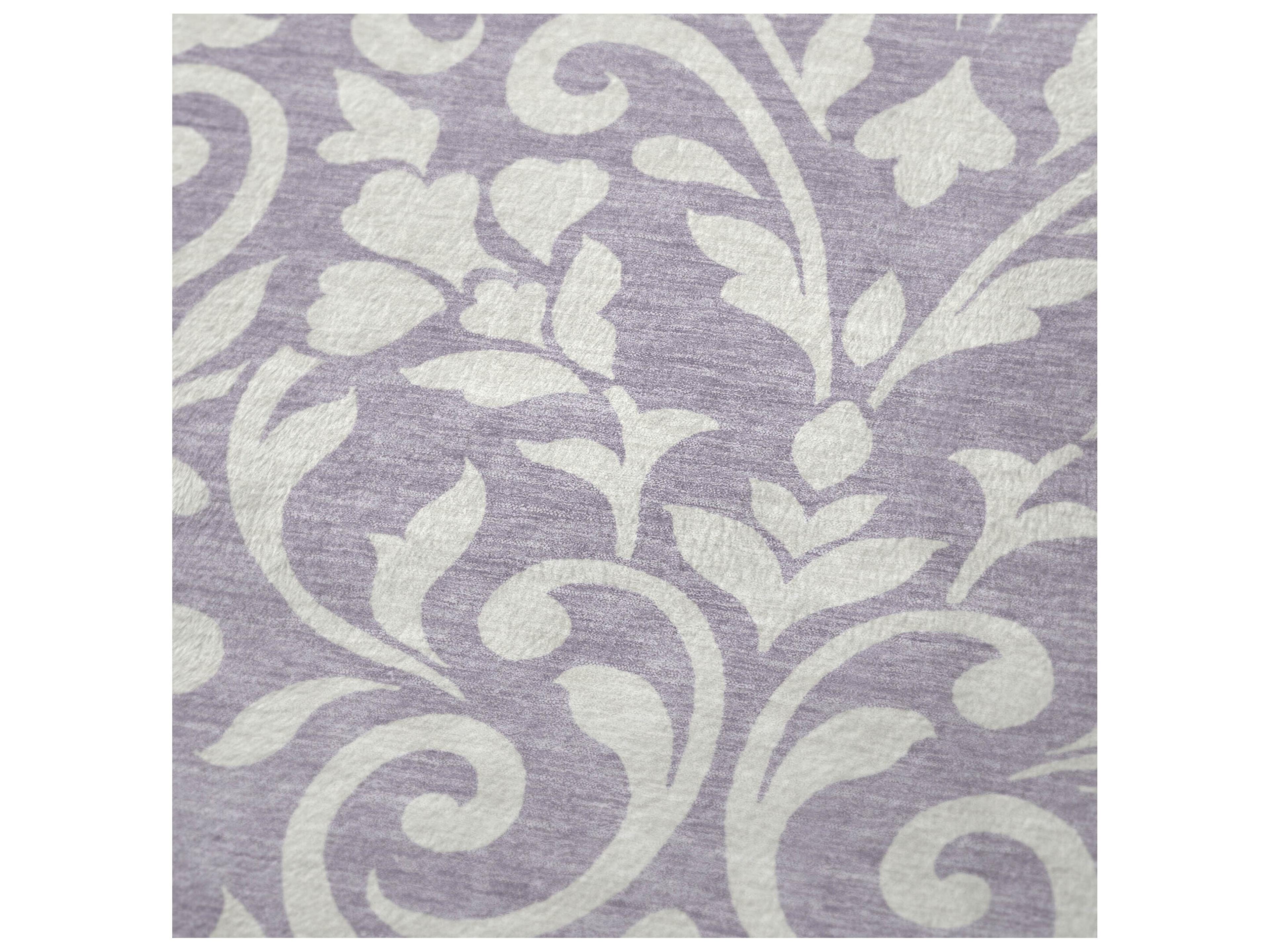 Dalyn Sherpa Purple Polyester Throw