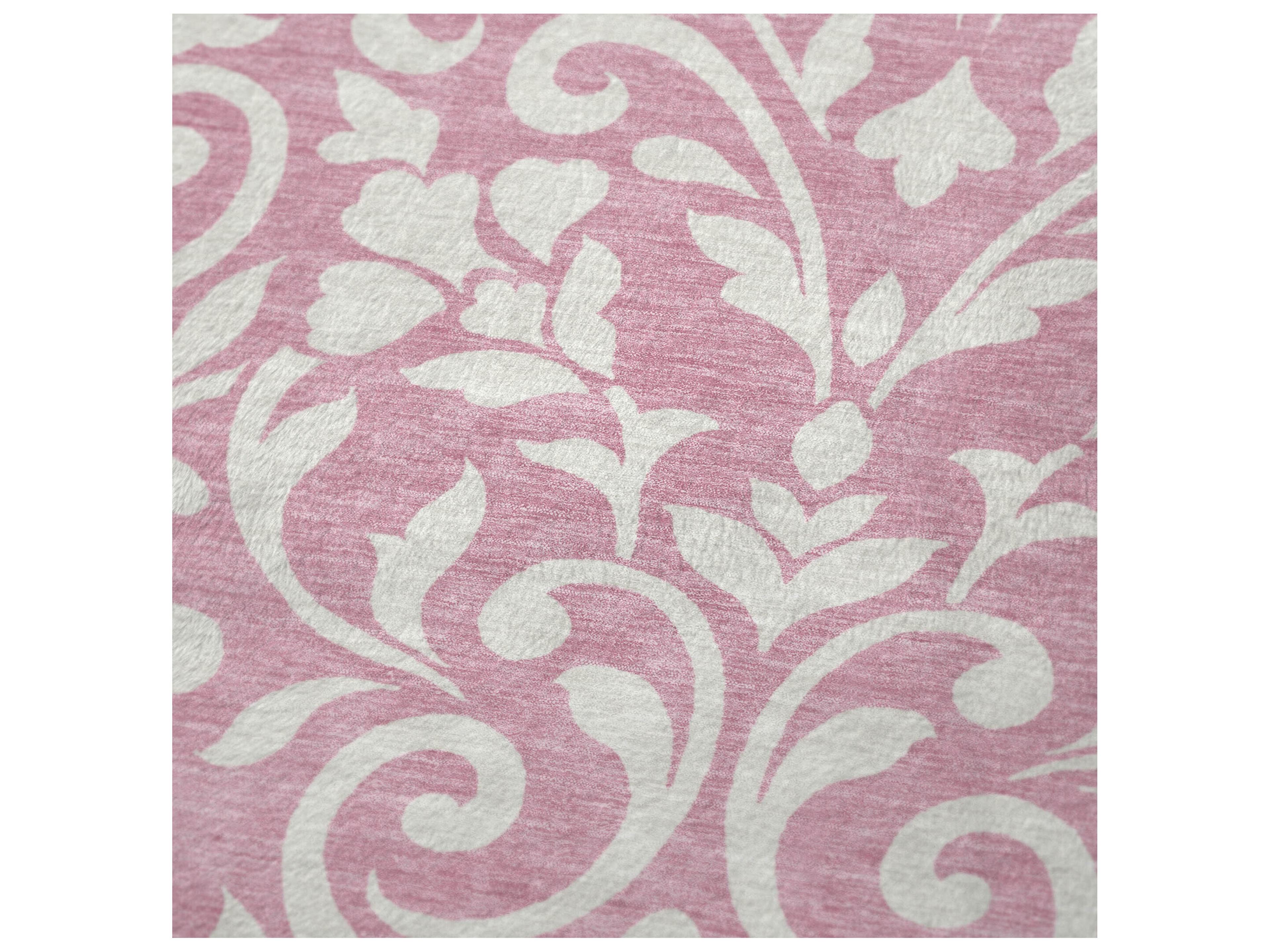 Dalyn Sherpa Pink Polyester Throw