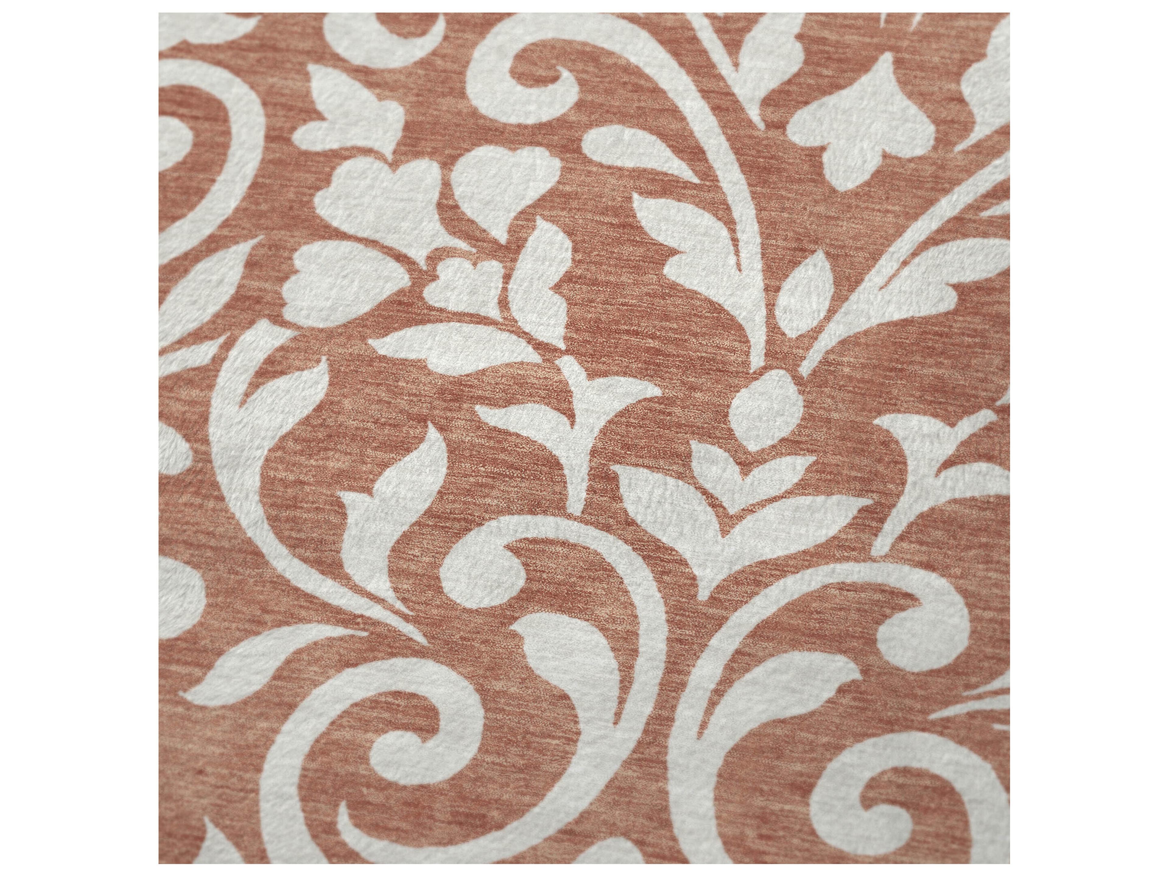 Dalyn Sherpa Orange Polyester Throw