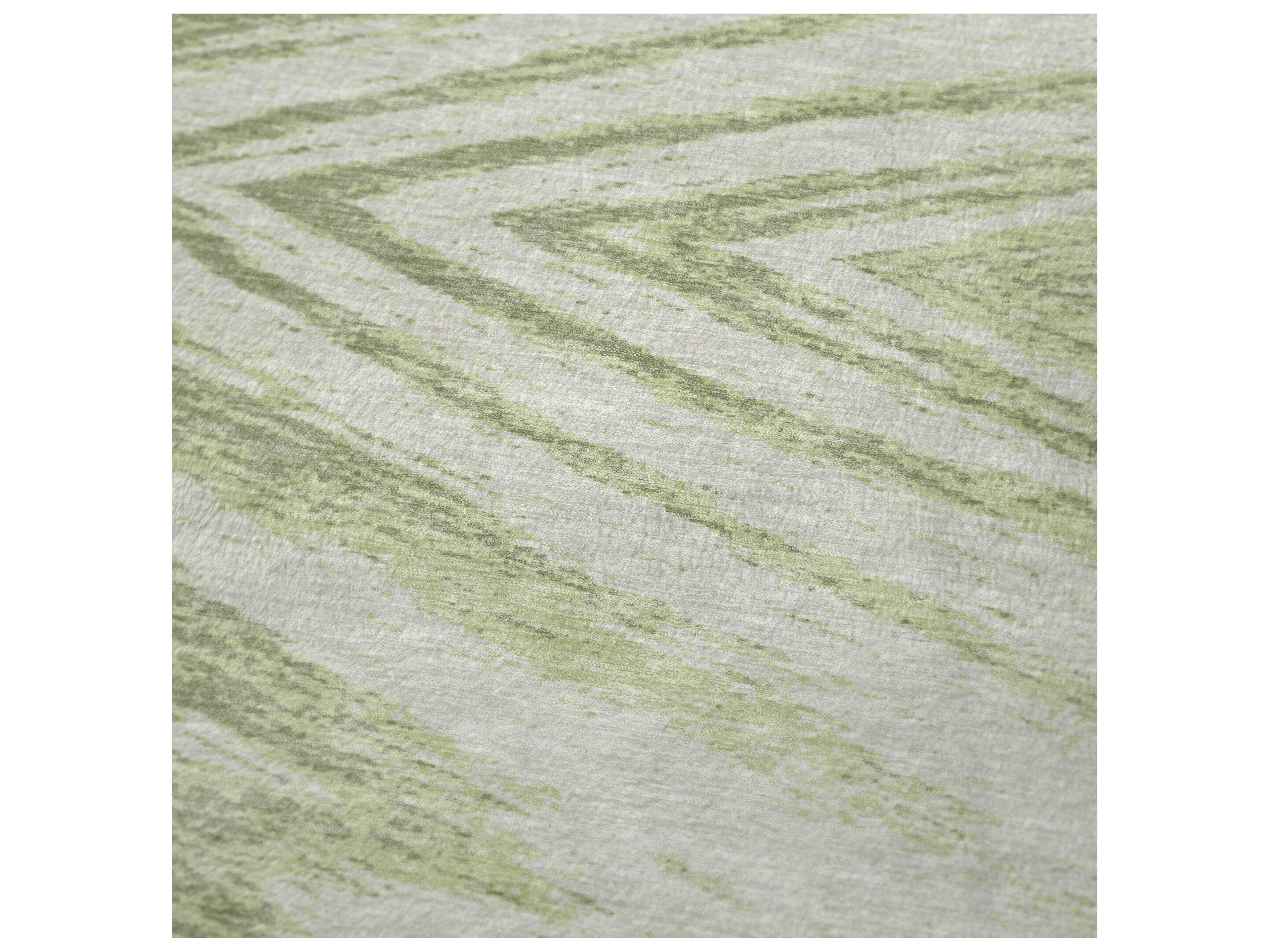 Dalyn Sherpa Green Polyester Throw