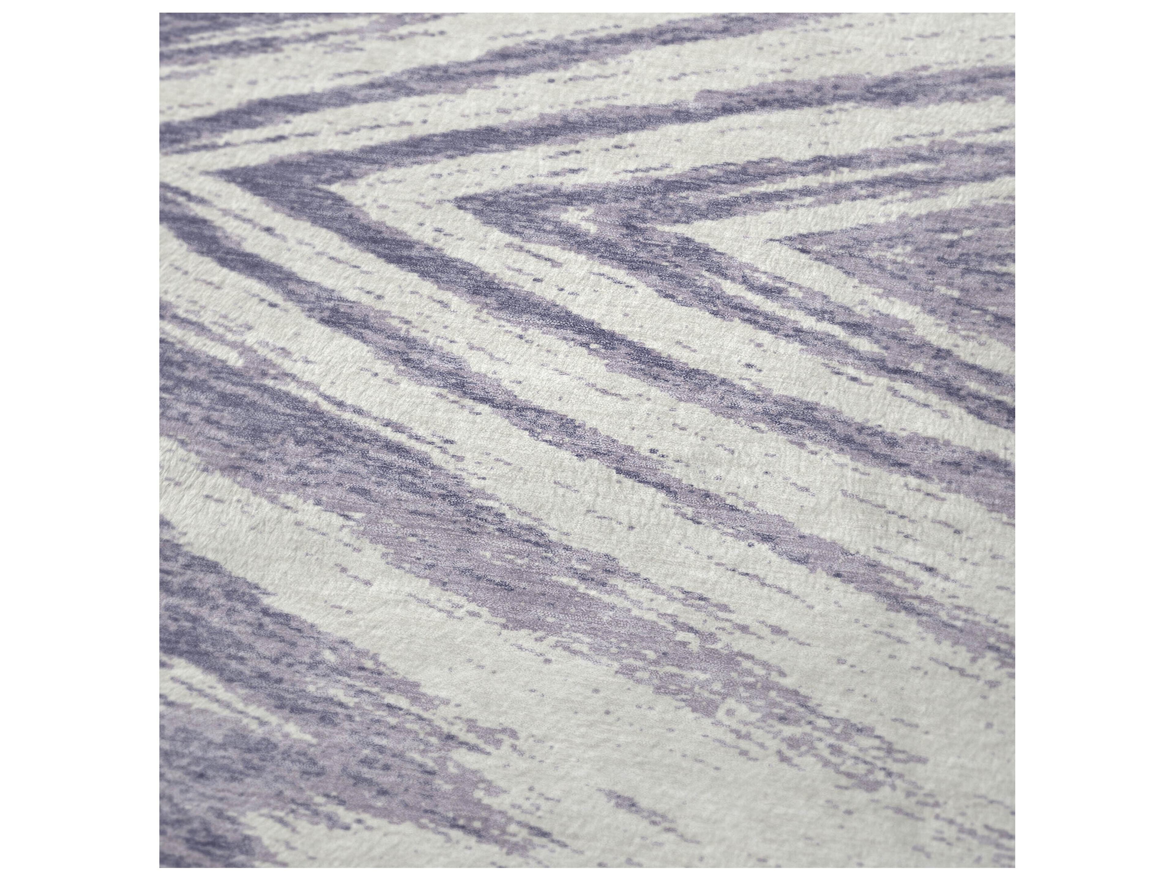 Dalyn Sherpa Purple Polyester Throw