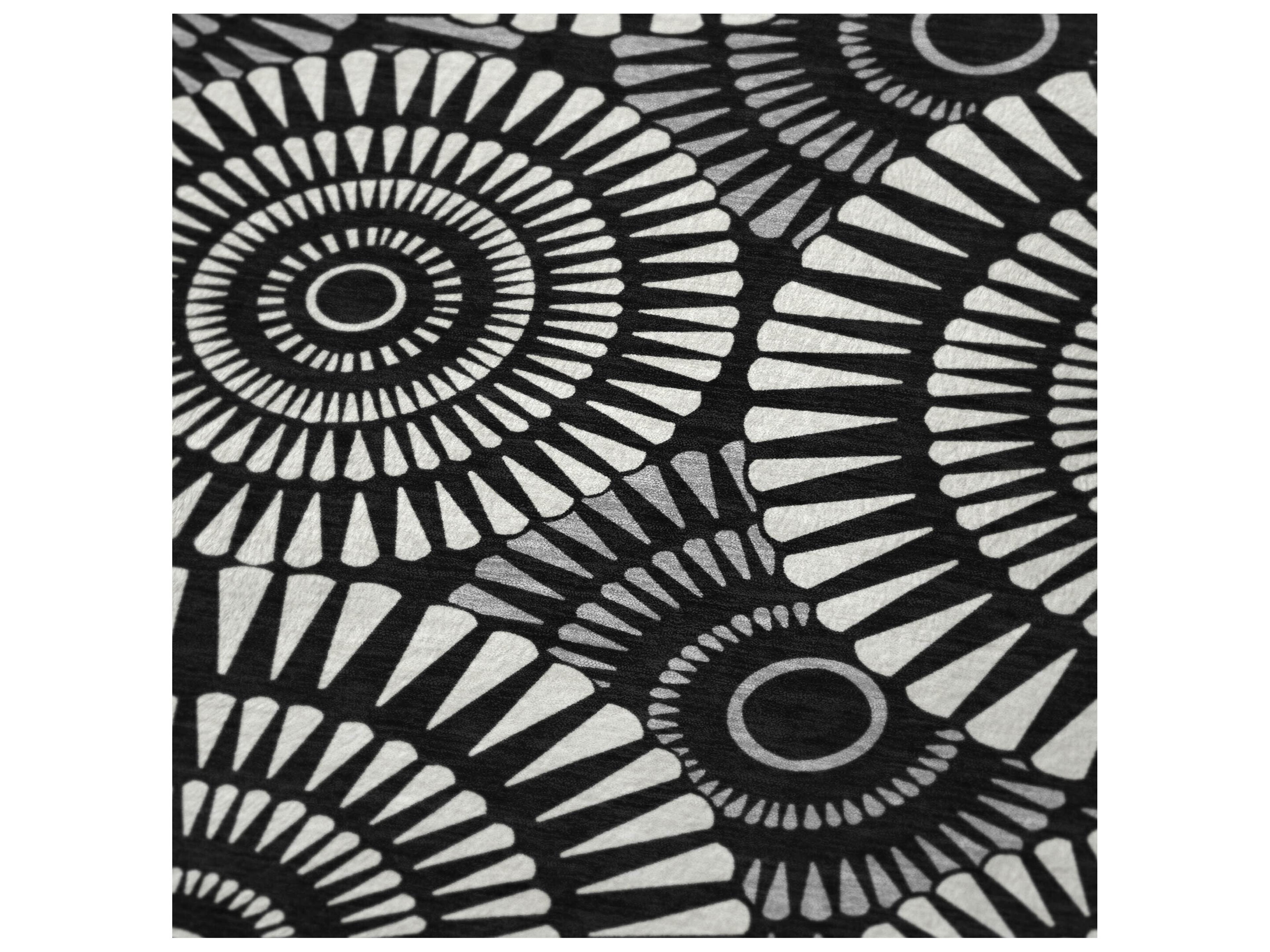 Dalyn Sherpa Black Polyester Throw