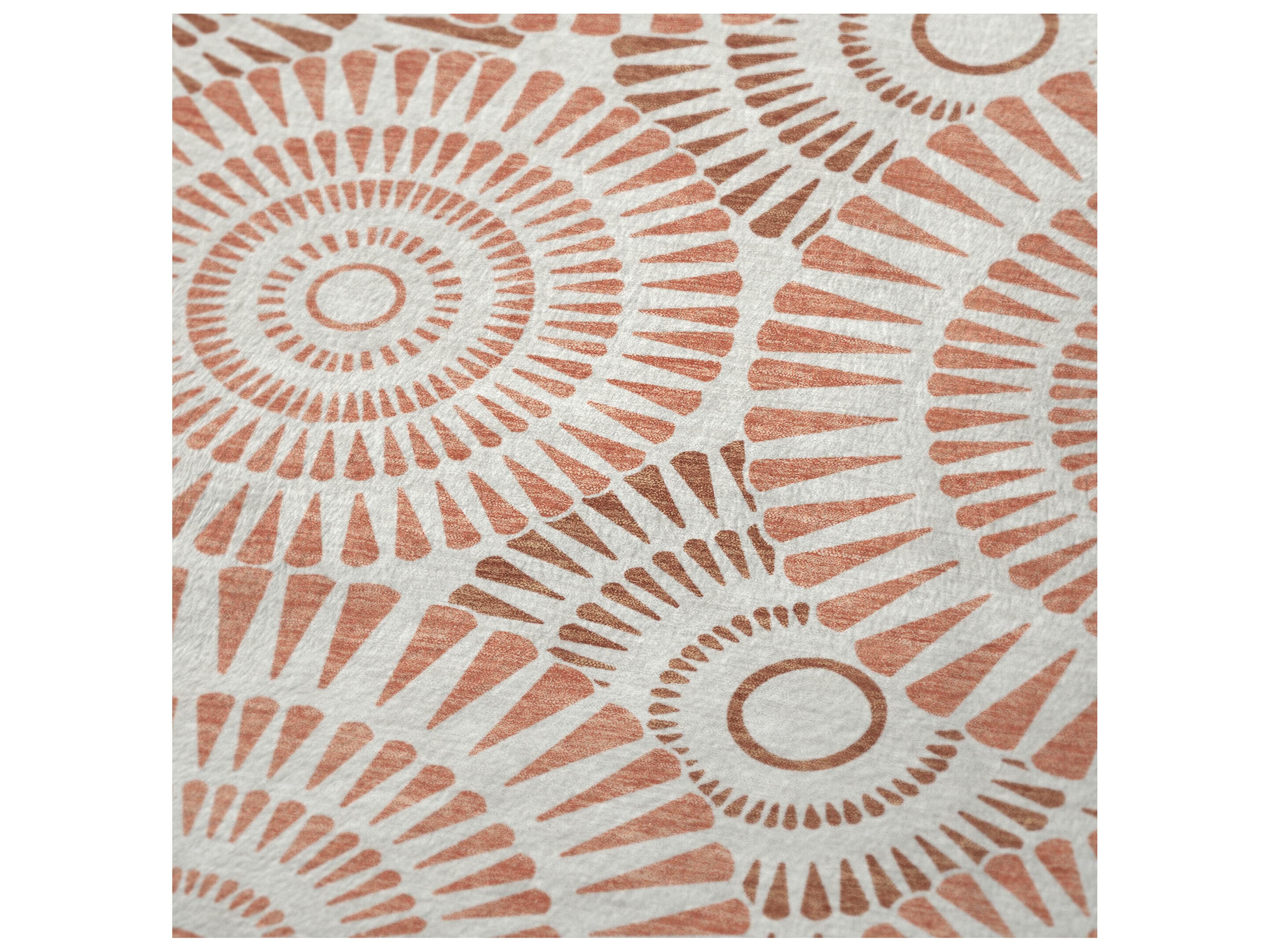 Dalyn Sherpa Orange Polyester Throw