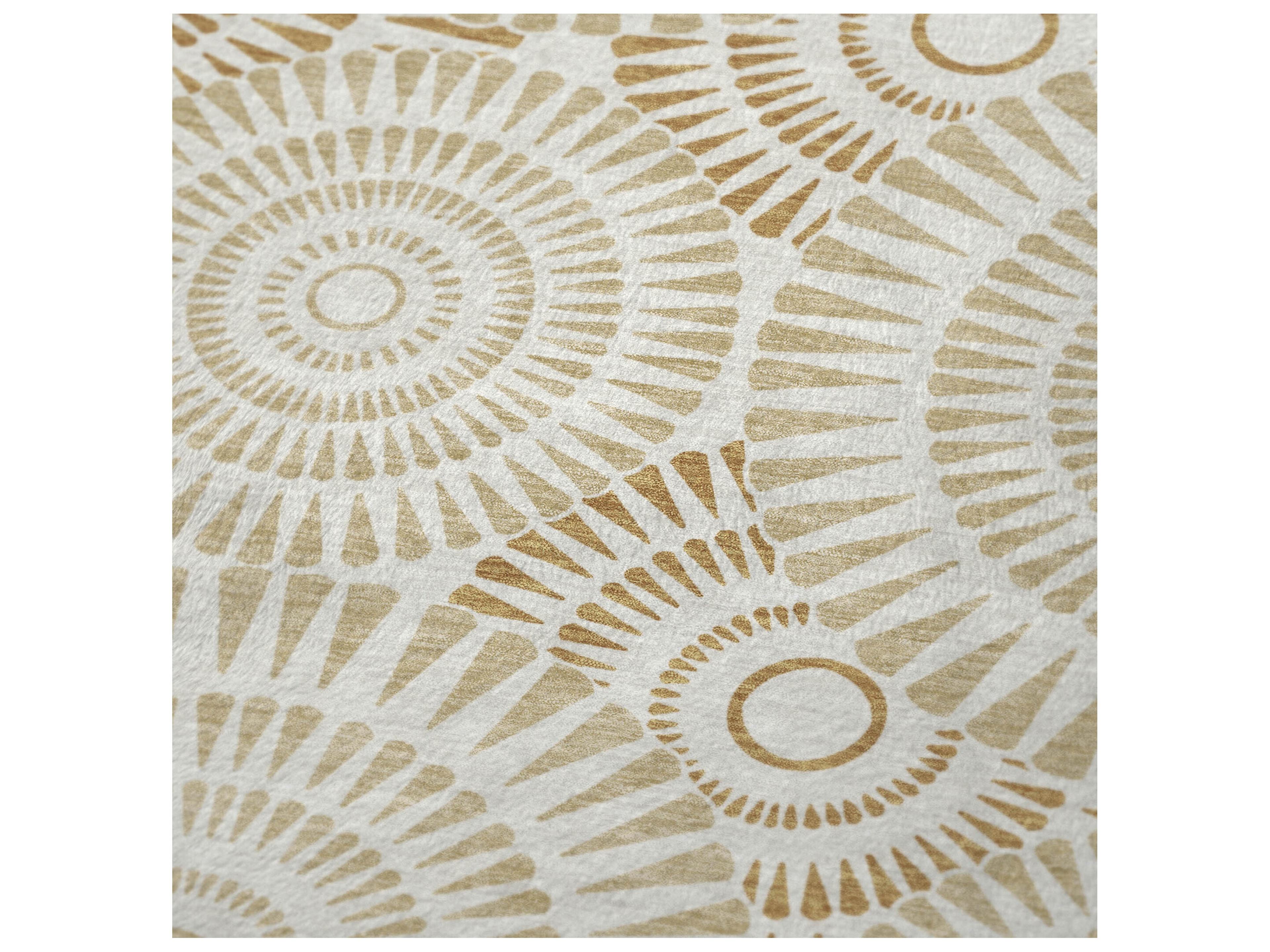 Dalyn Sherpa Gold Polyester Throw