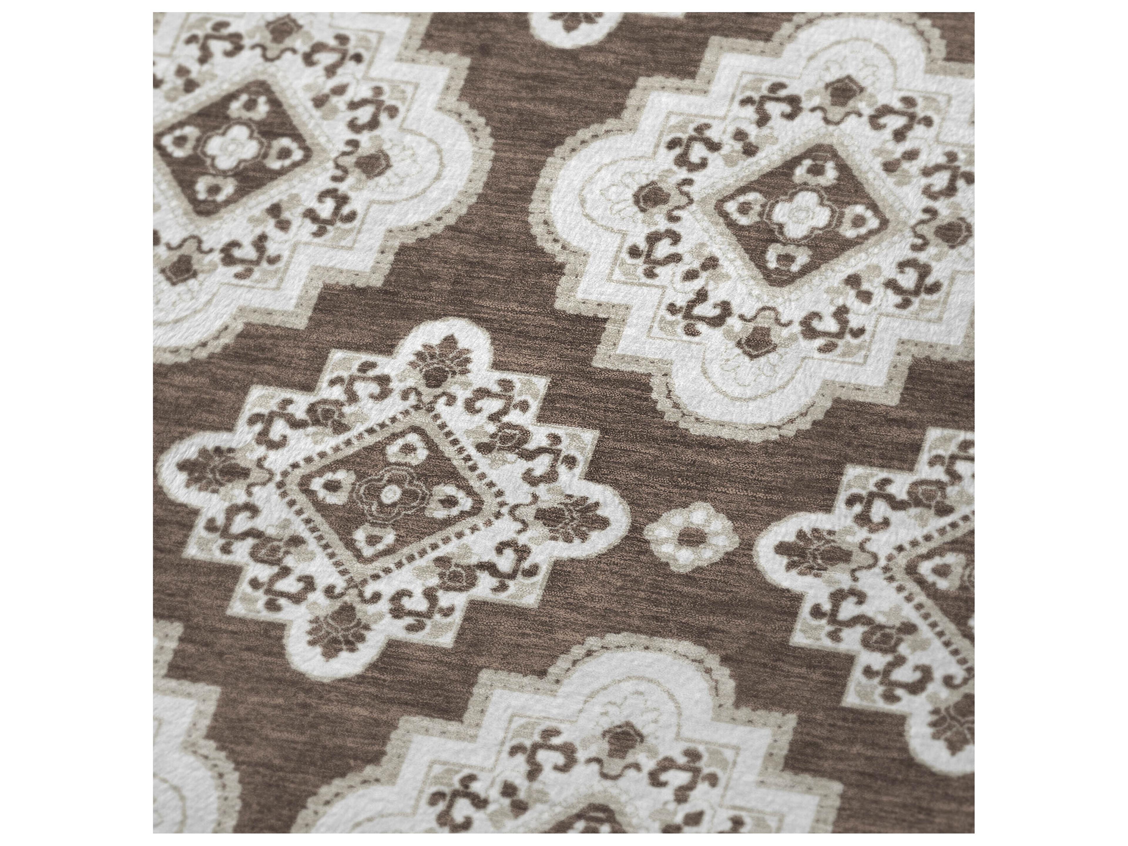 Dalyn Sherpa Brown Polyester Throw