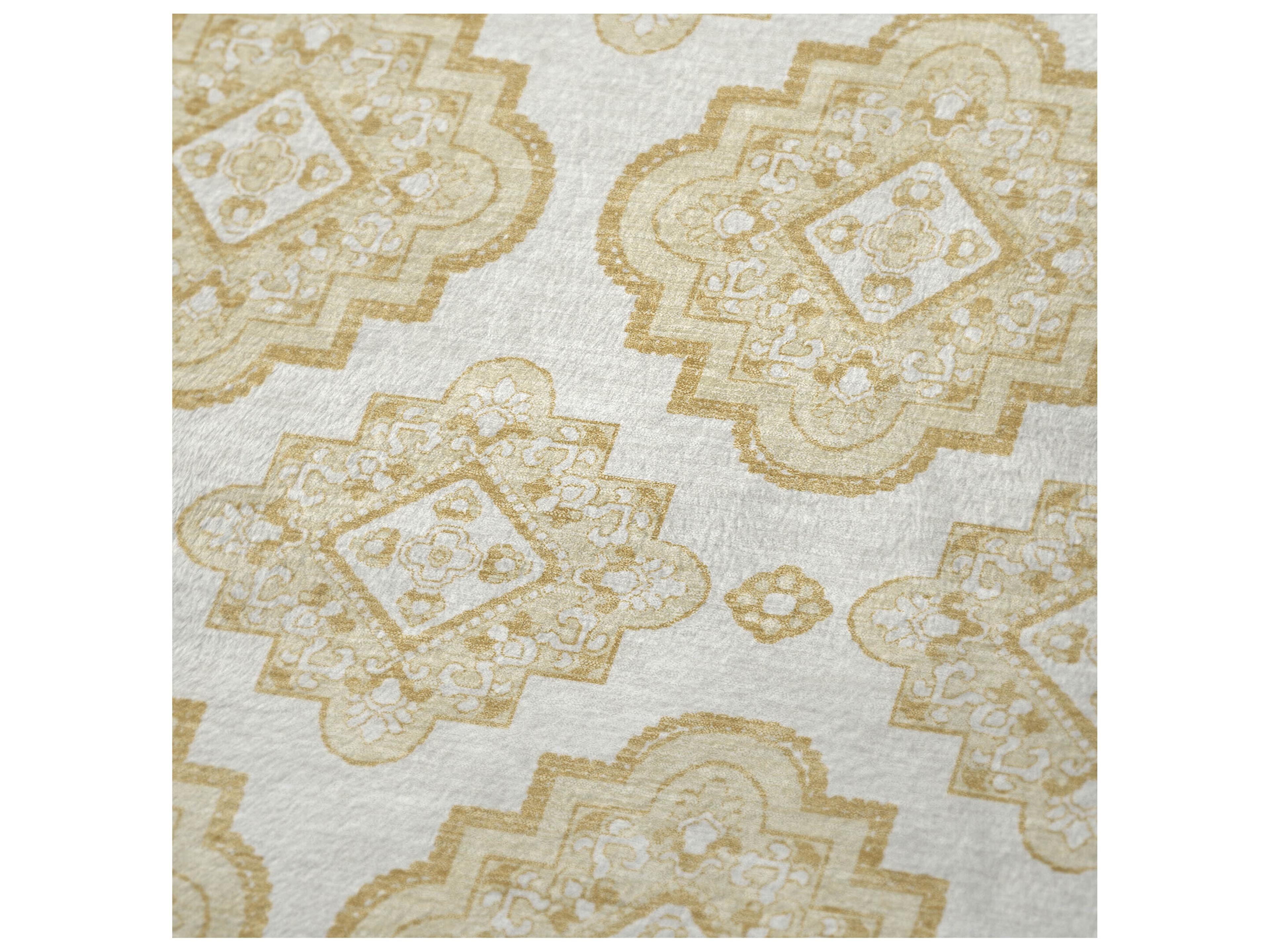 Dalyn Sherpa Gold Polyester Throw