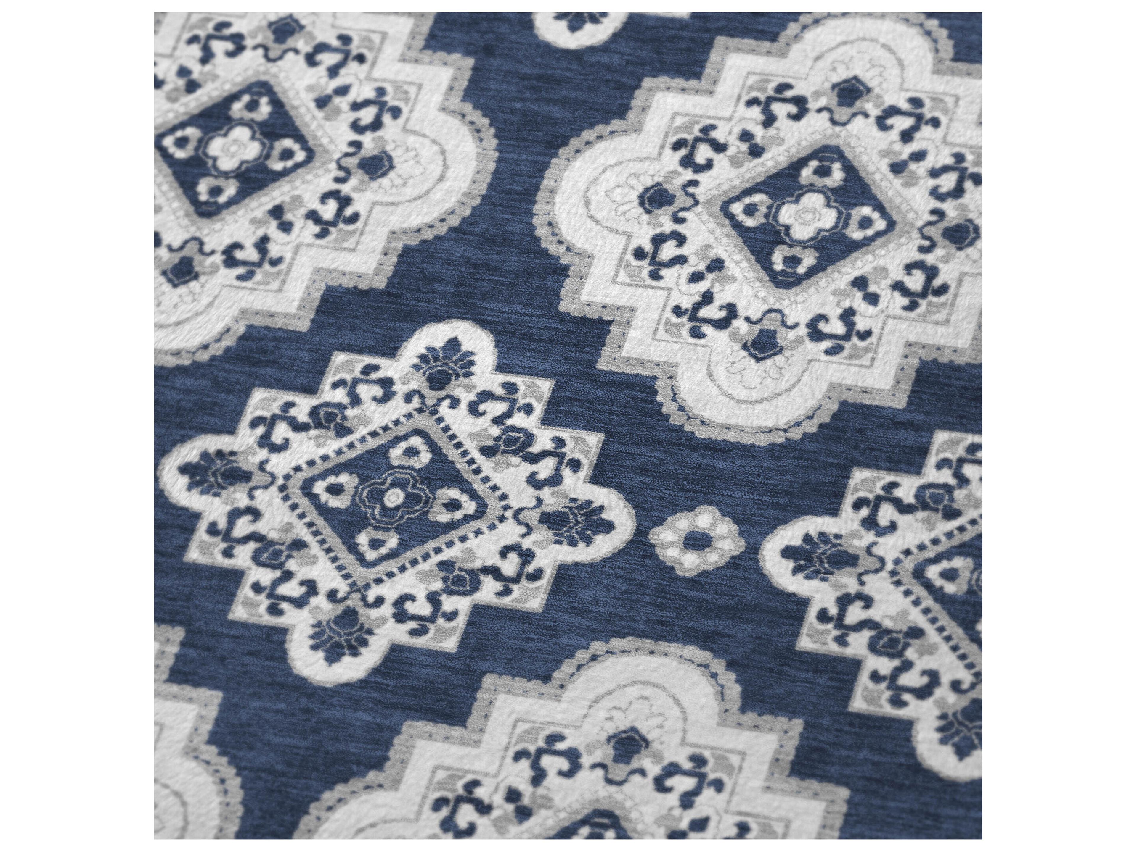 Dalyn Sherpa Blue Polyester Throw